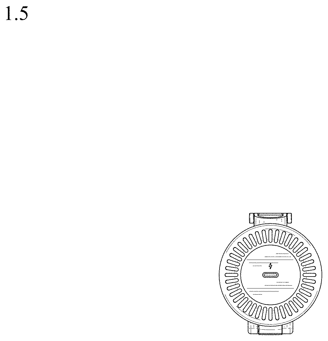 Patent USD1002132 Figure 5 – Vacuum cleaner