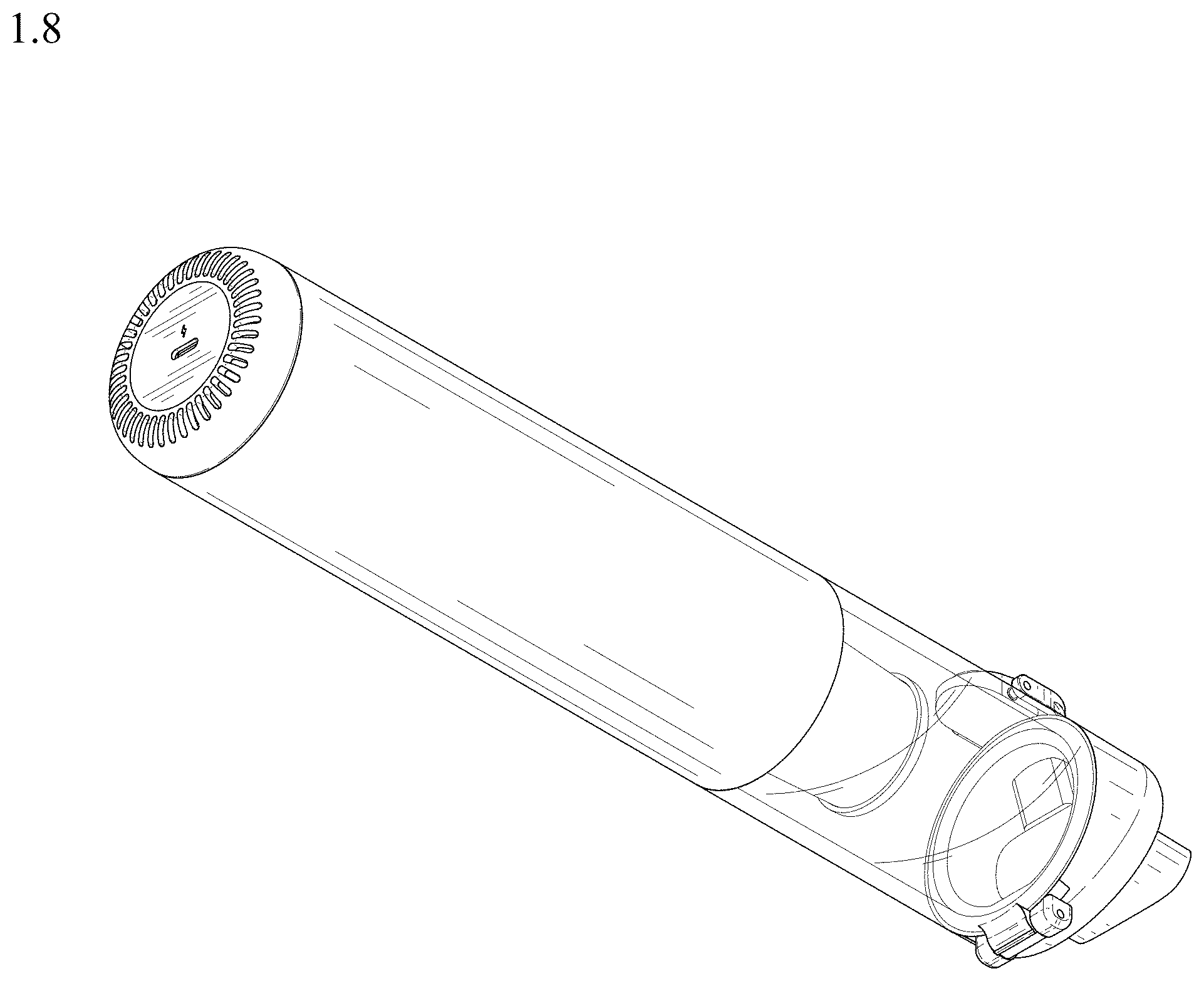 Patent USD1002132 Figure 8 – Vacuum cleaner