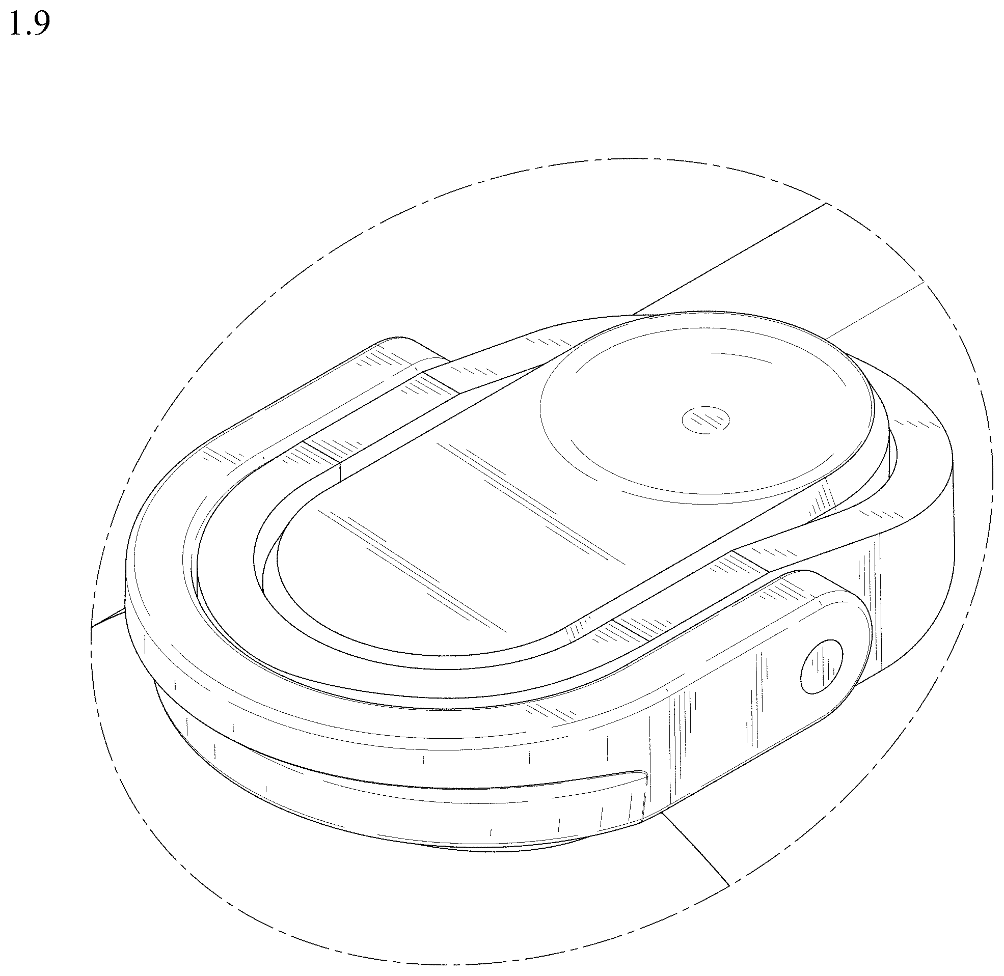 Patent USD1002132 Figure 9 – Vacuum cleaner