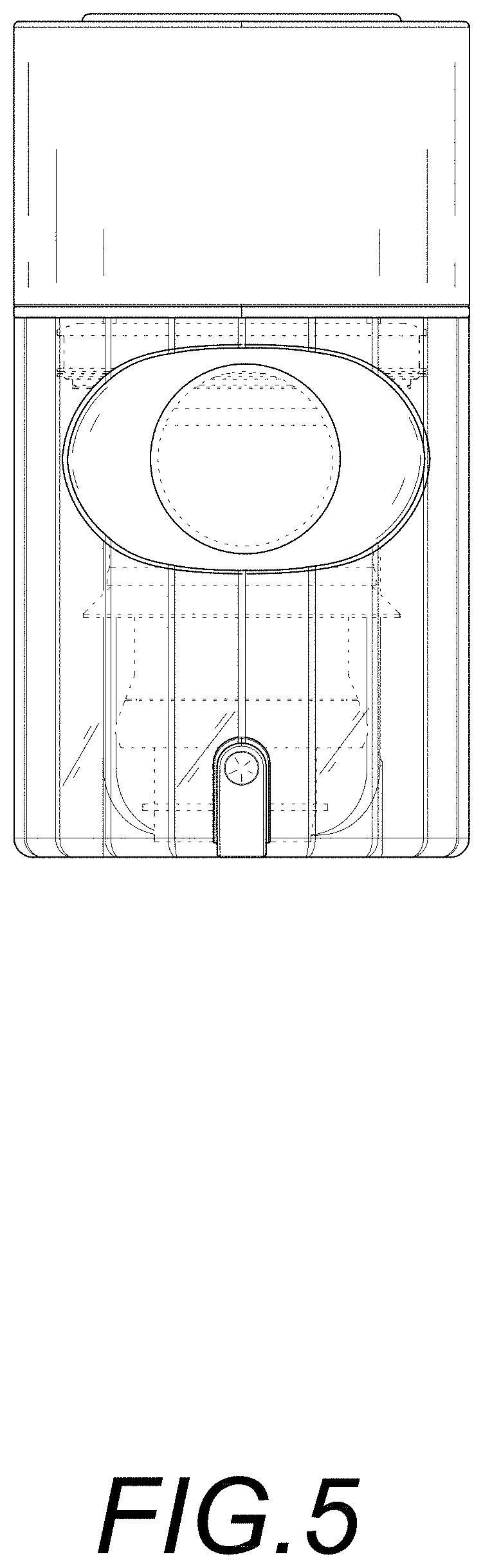 Patent USD1002133 Figure 5 – Household vacuum cleaner