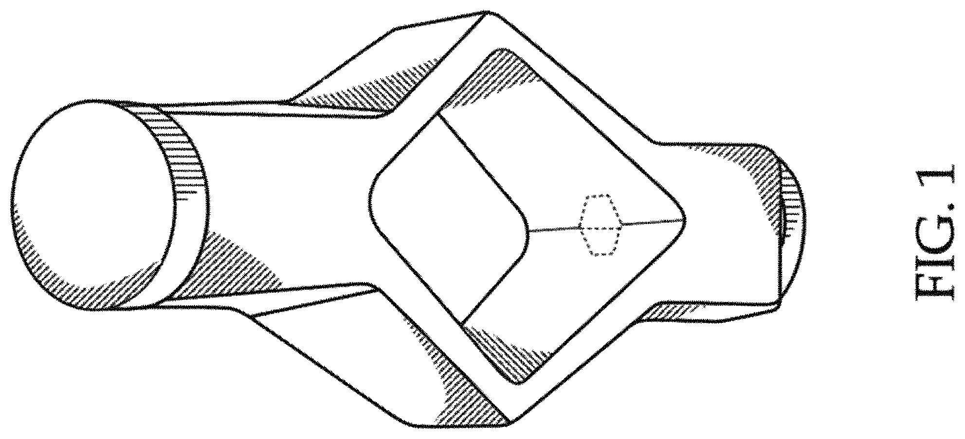 Patent USD1002134 Figure 1 – Washing machine door prop