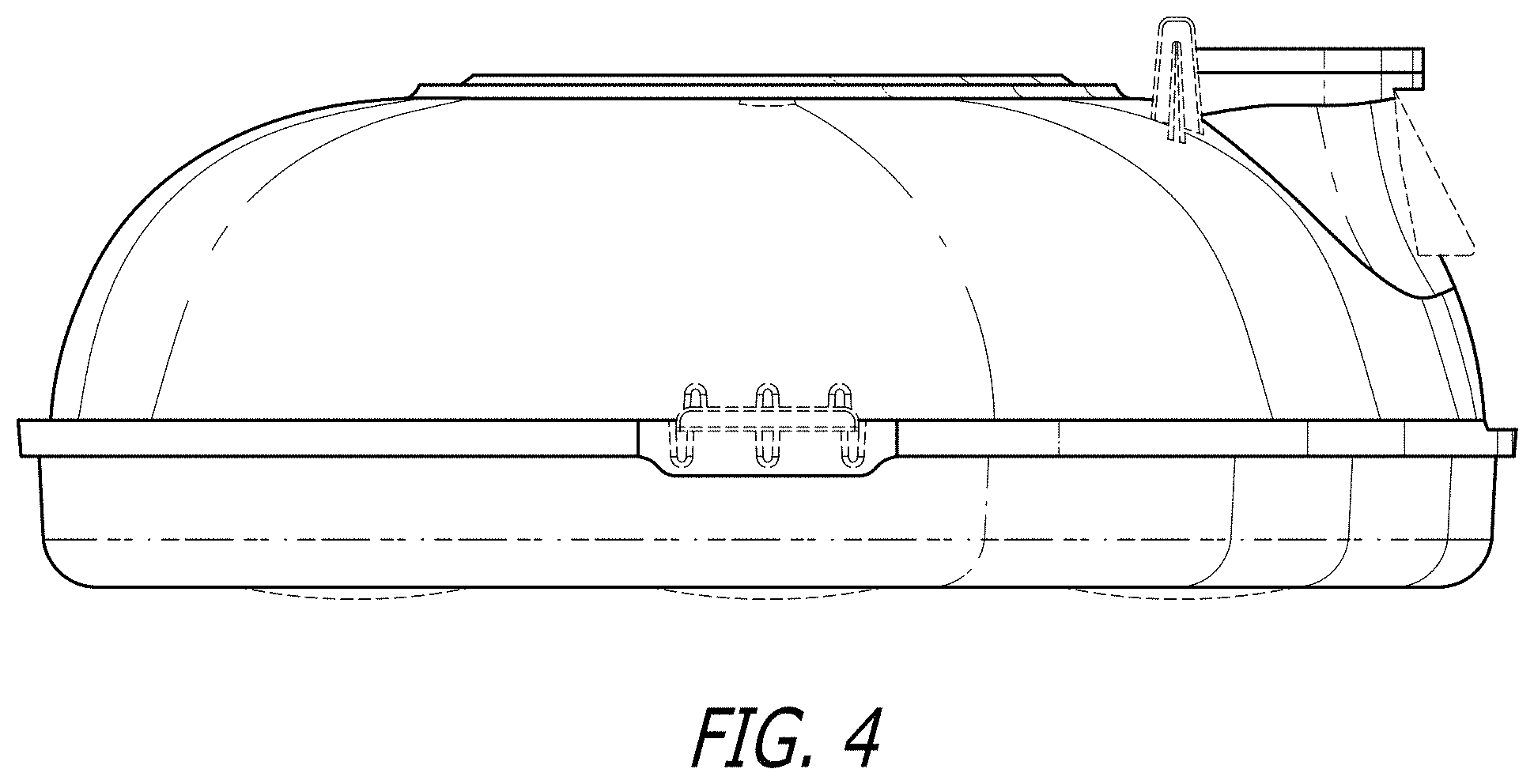 Patent USD1002135 Figure 4 – Vacuum water basin