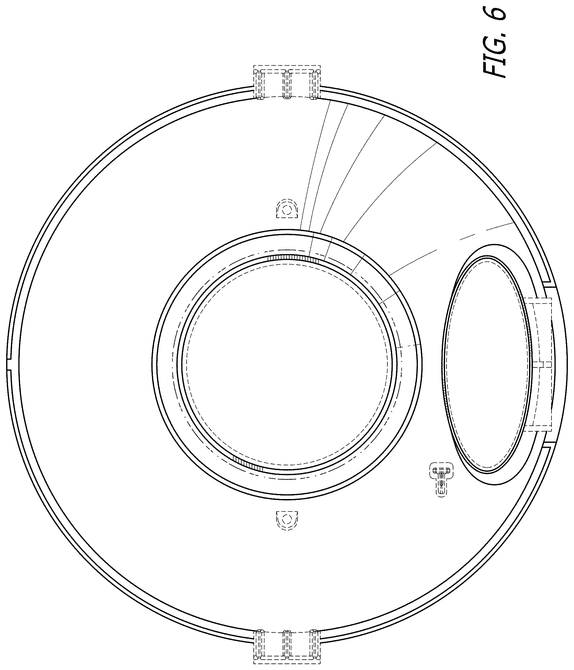 Patent USD1002135 Figure 6 – Vacuum water basin