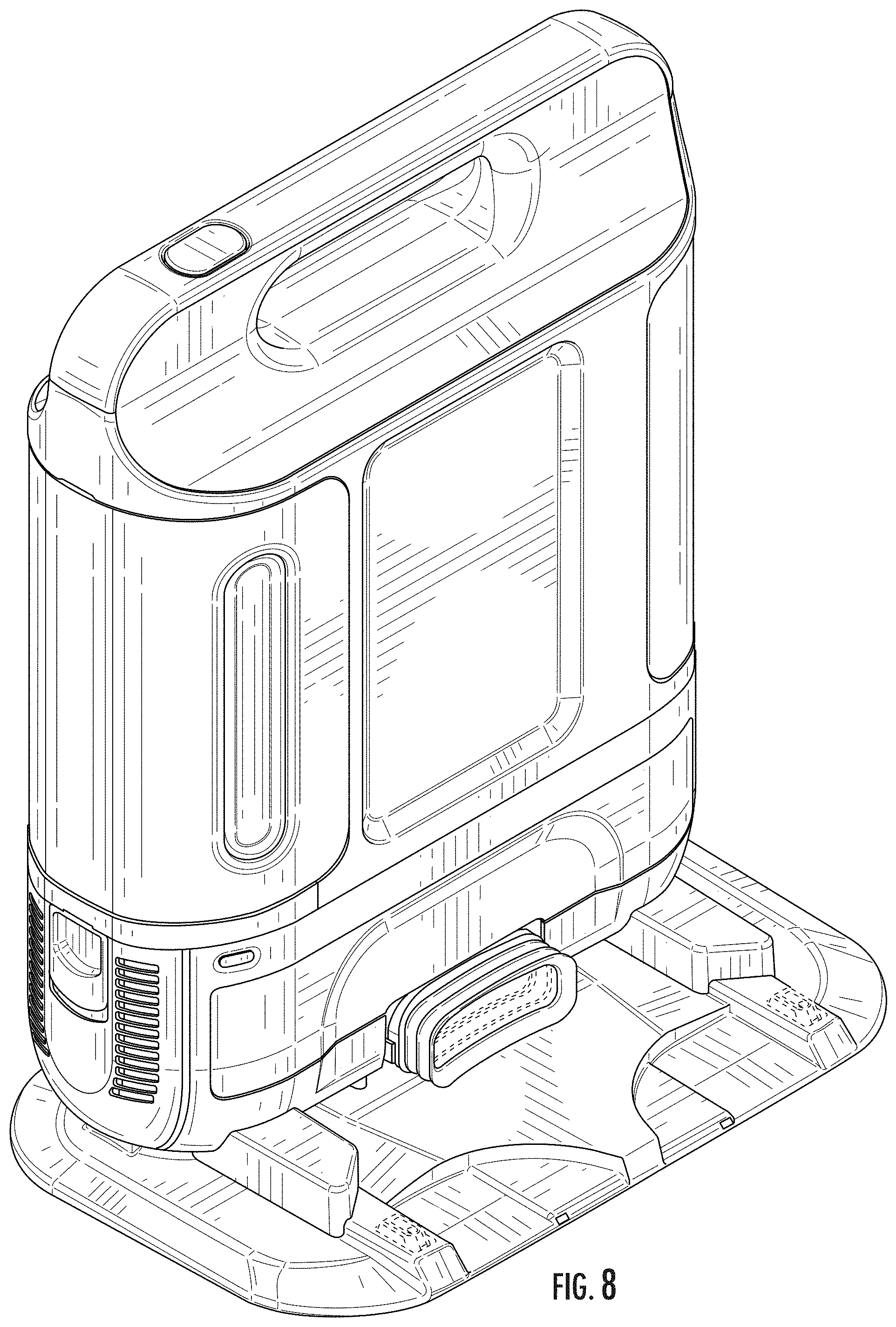 Patent USD1002136 Figure 7 – Robot vacuum docking station