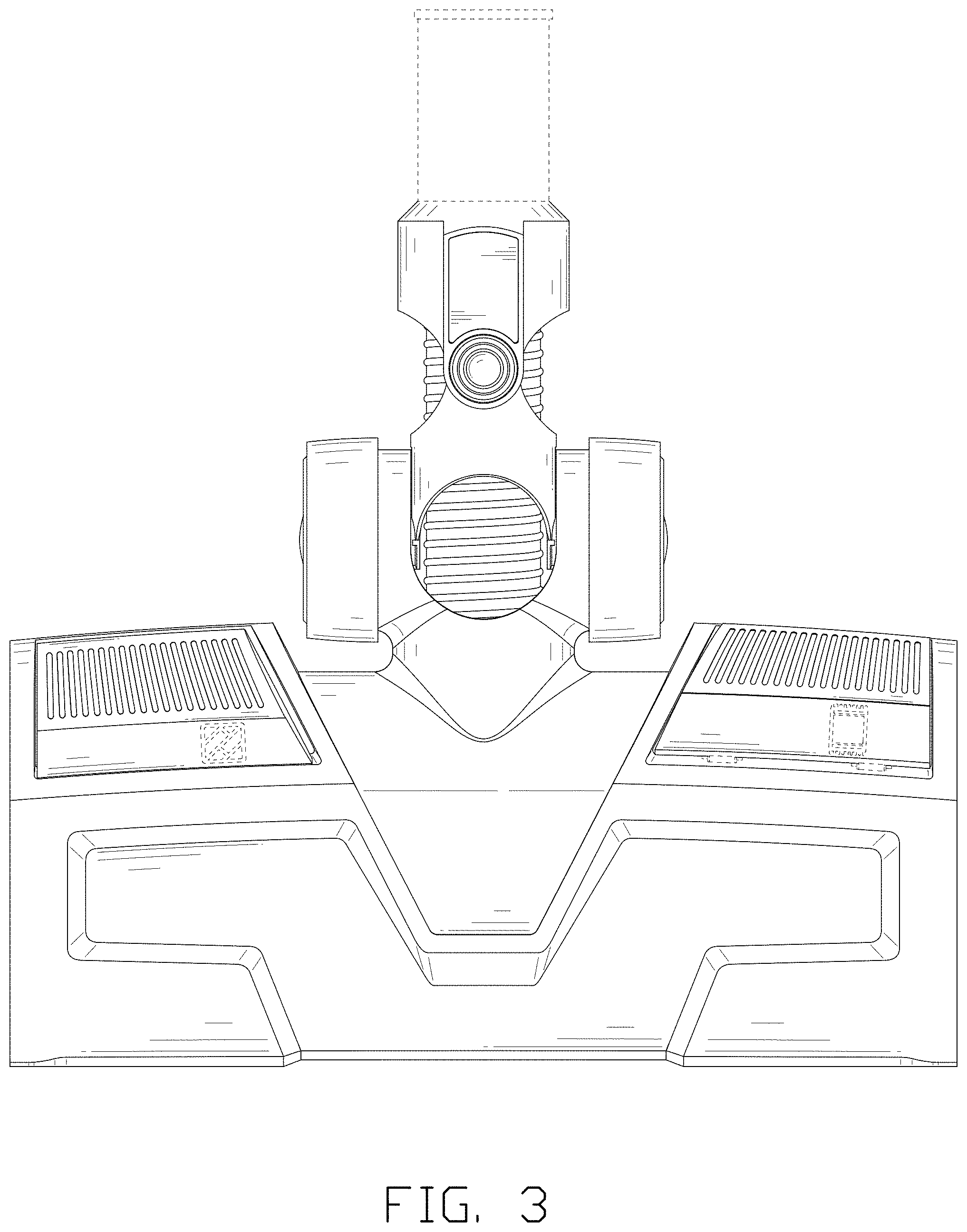 Patent USD1002137 Figure 3 – Vacuum cleaner head