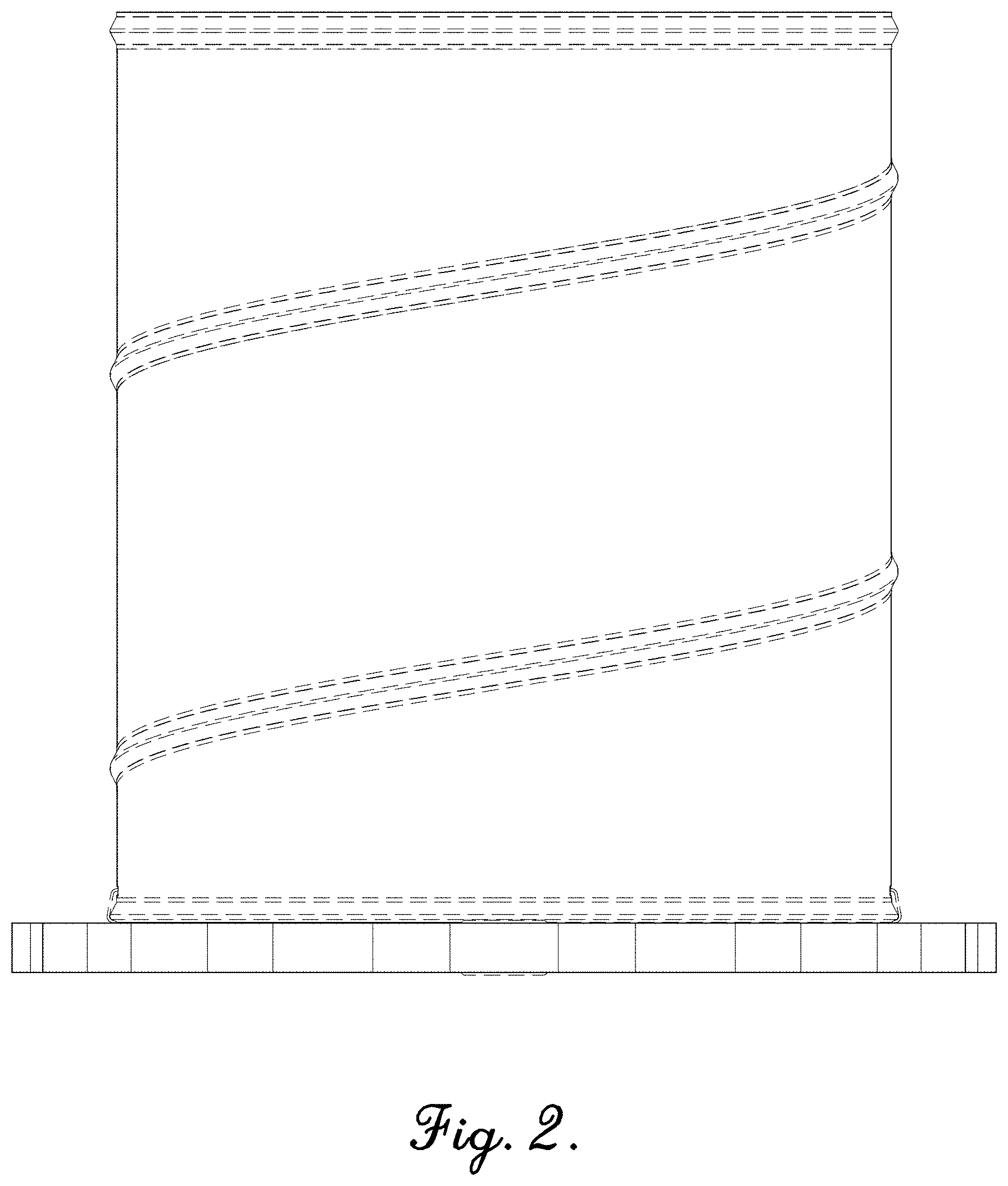 Patent USD1002139 Figure 2 – Collapsible floating receptacle