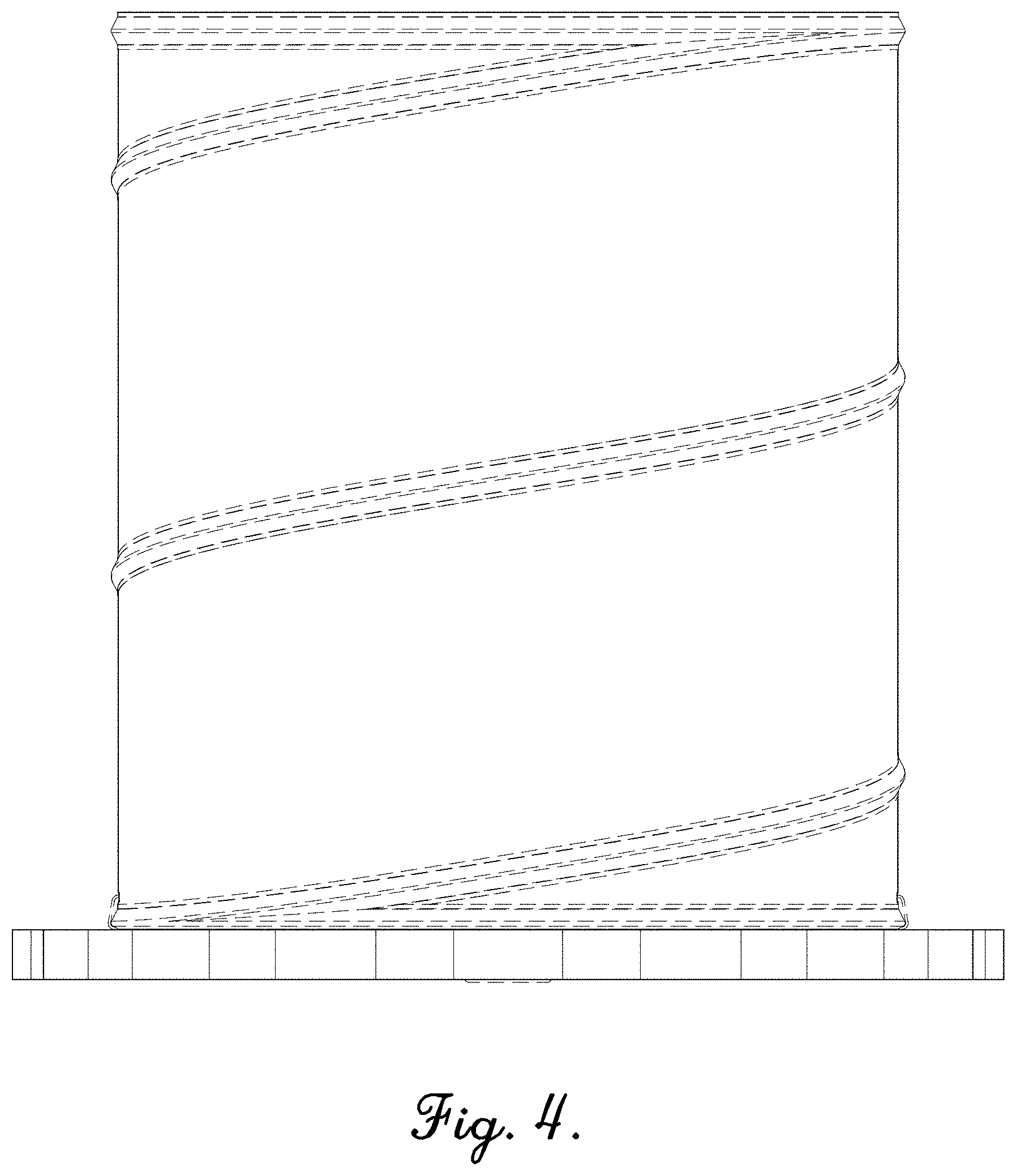 Patent USD1002139 Figure 4 – Collapsible floating receptacle