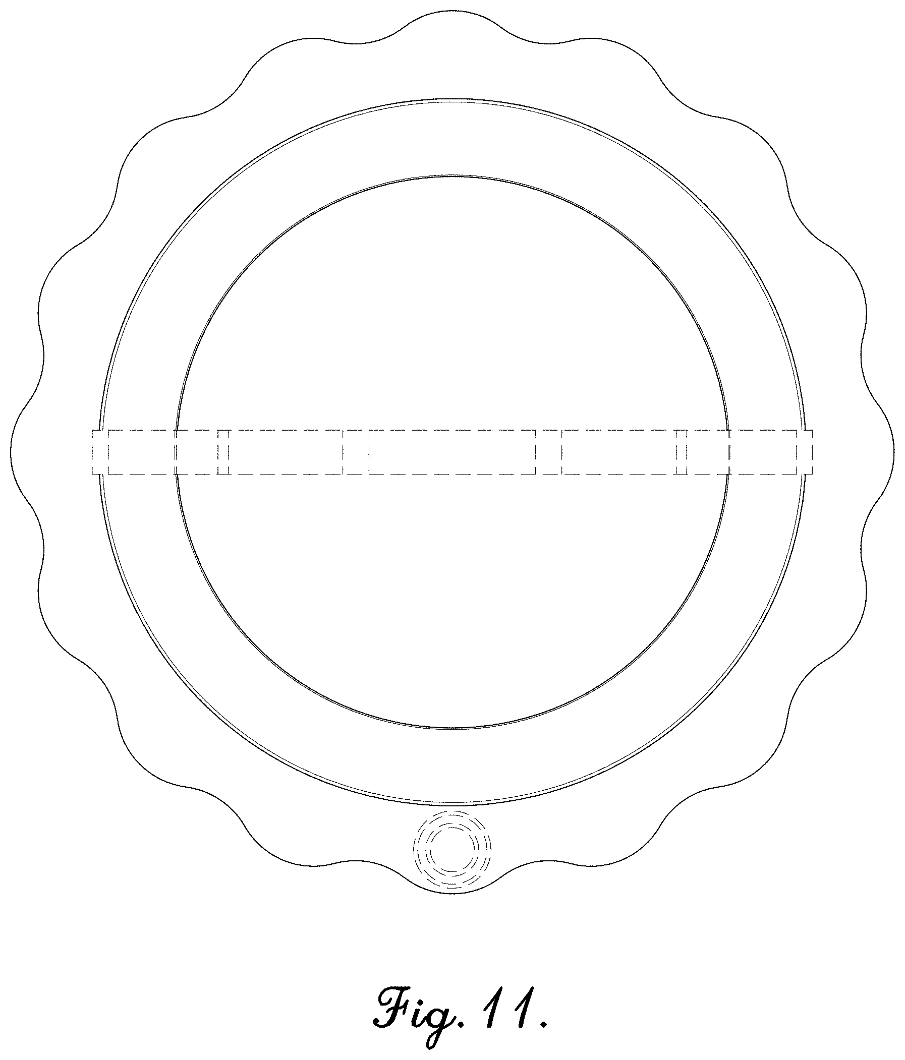 Patent USD1002139 Figure 9 – Collapsible floating receptacle