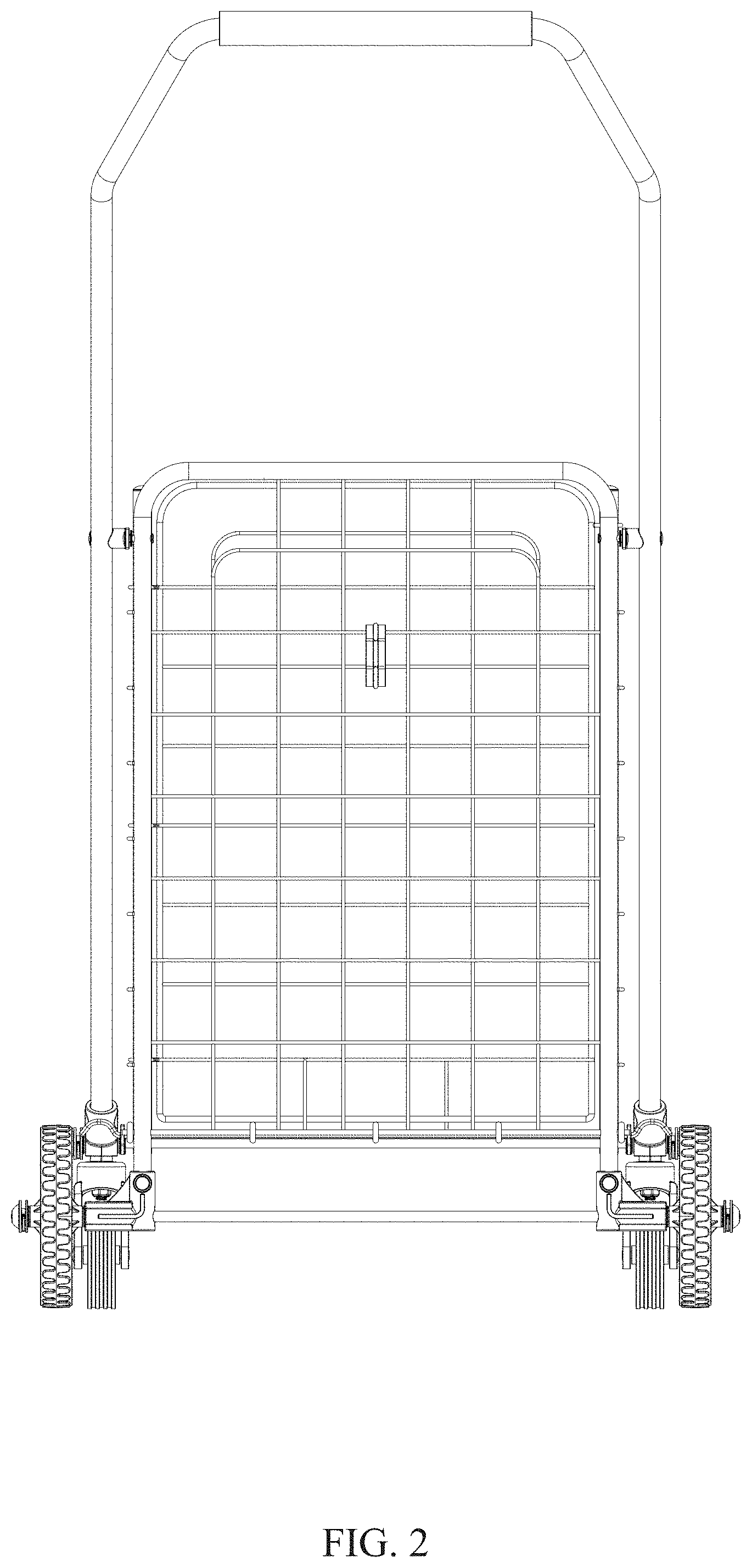 Patent USD1002141 Figure 2 – Shopping cart
