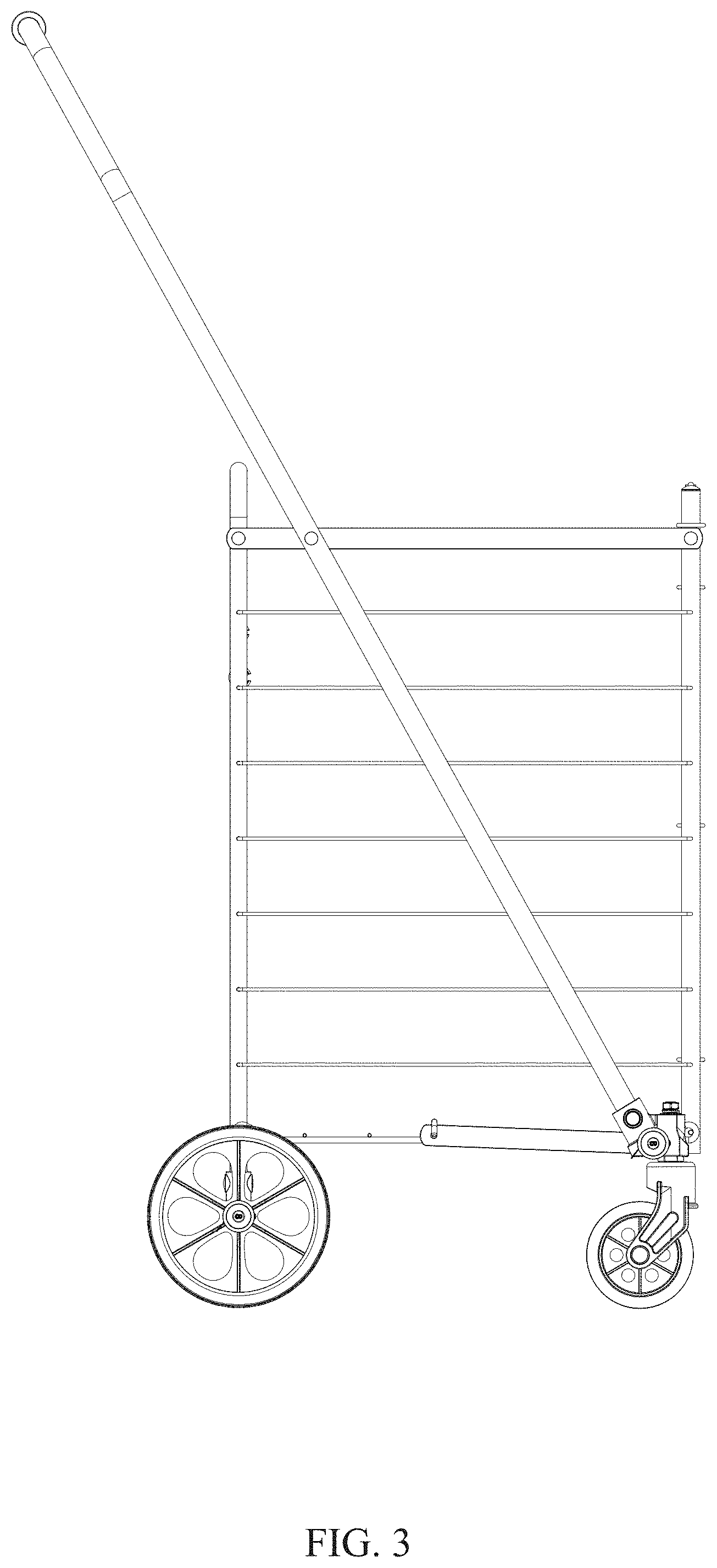 Patent USD1002141 Figure 3 – Shopping cart