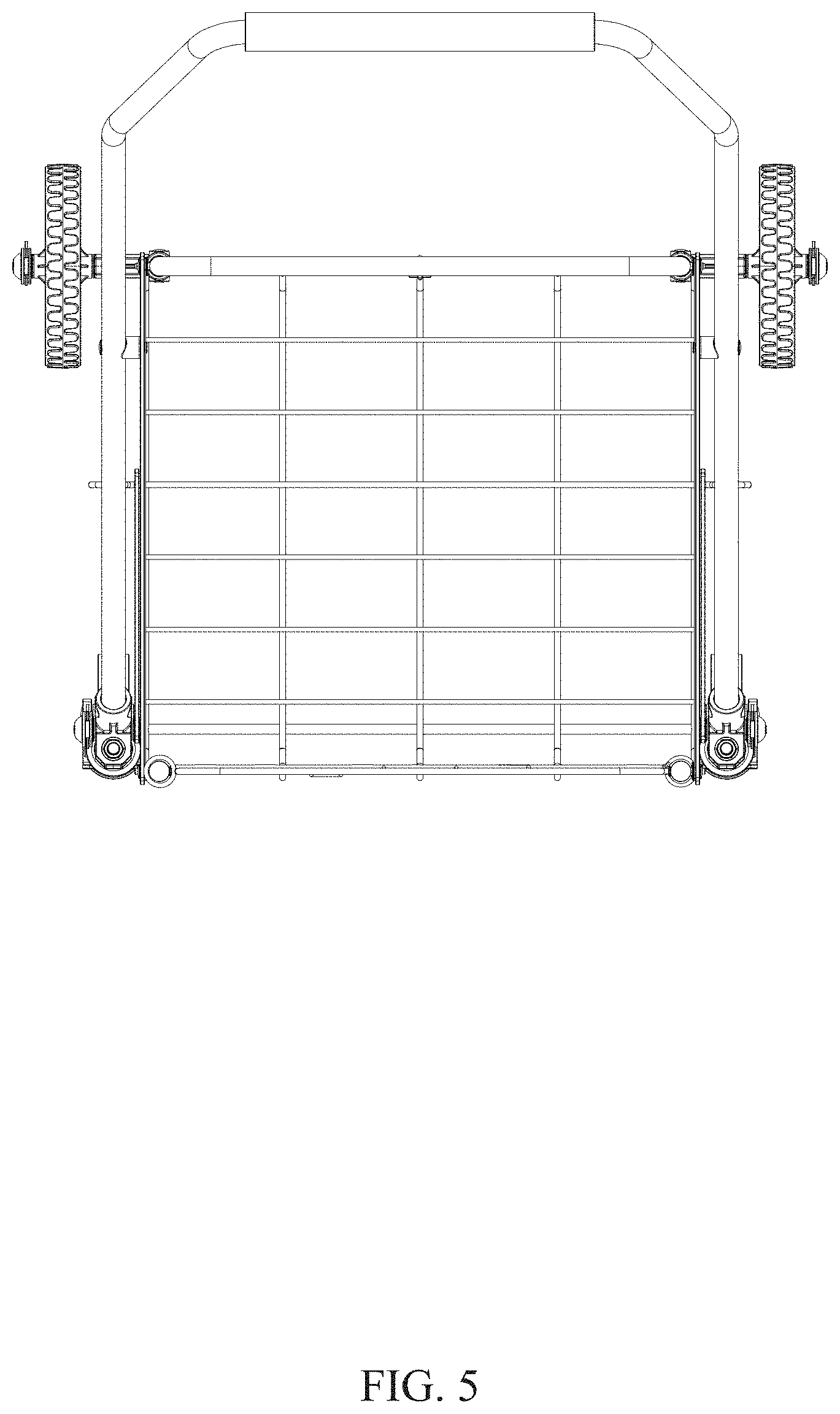 Patent USD1002141 Figure 5 – Shopping cart