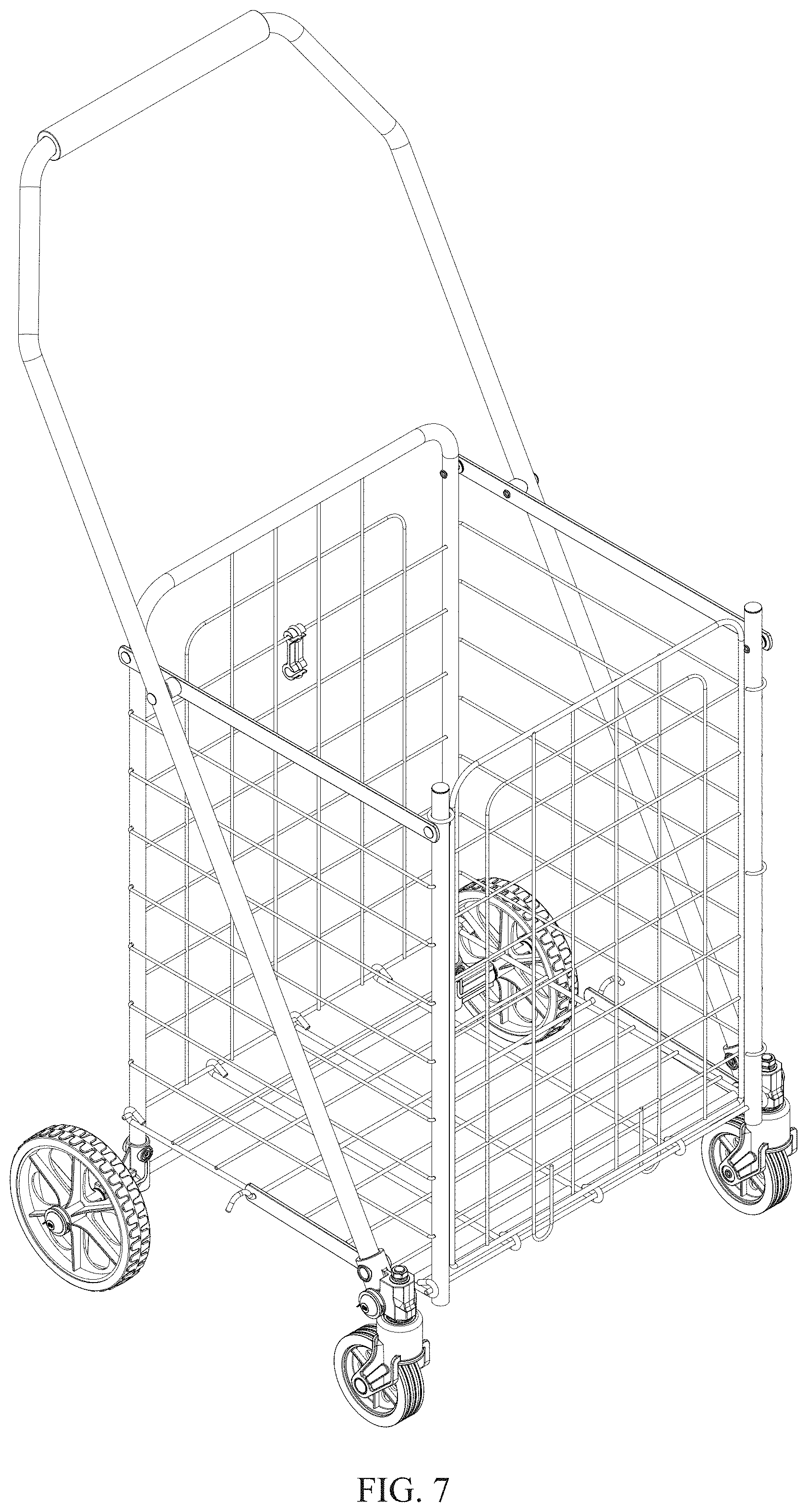 Patent USD1002141 Figure 7 – Shopping cart