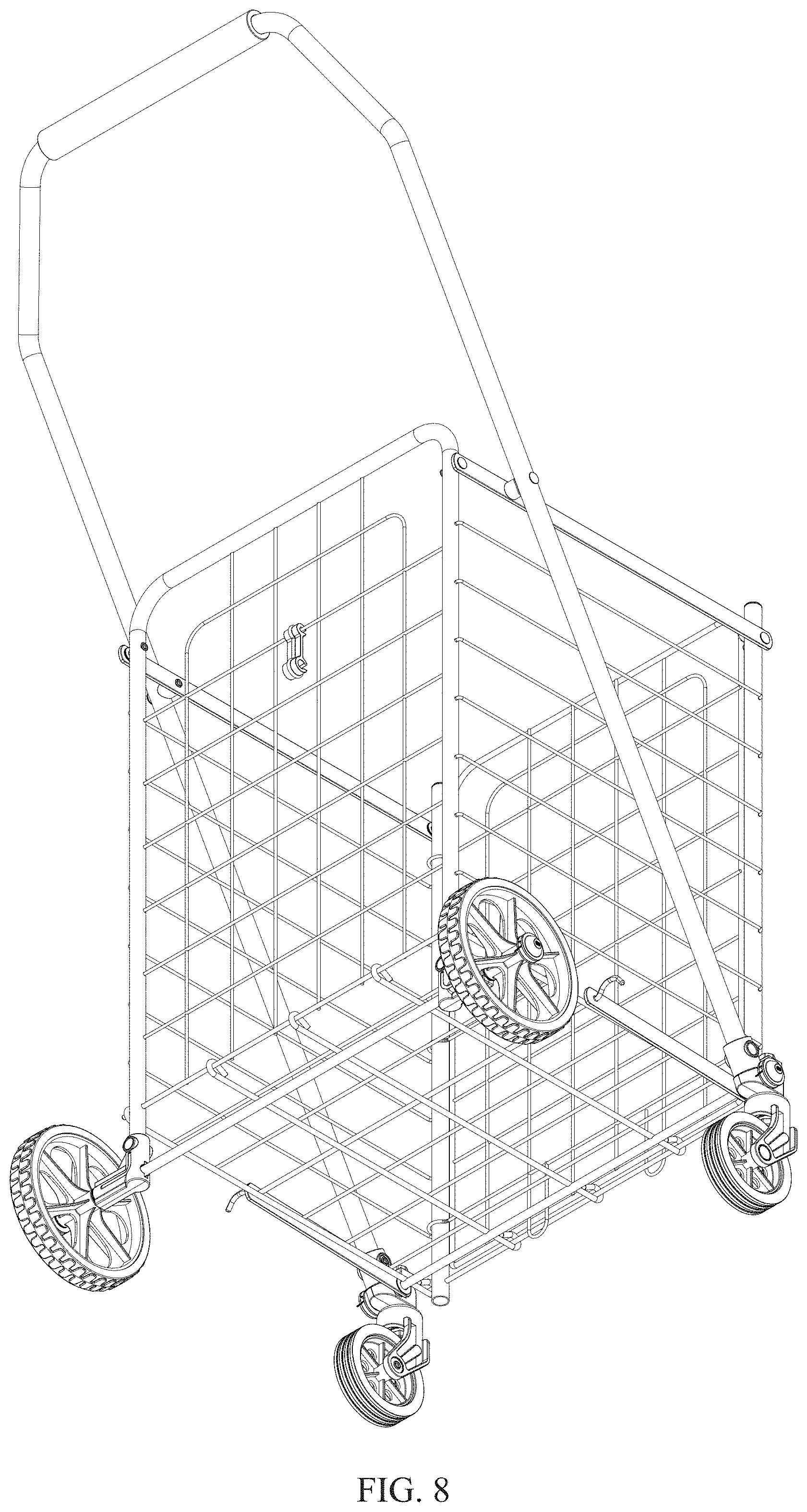Patent USD1002141 Figure 8 – Shopping cart