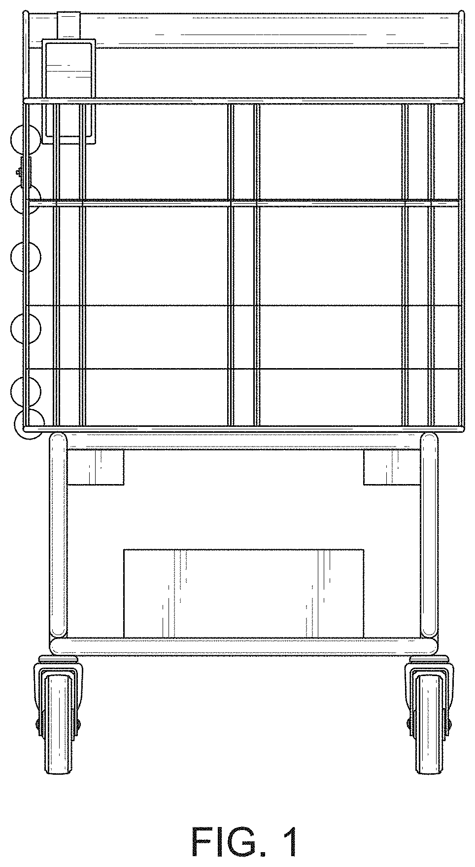 Patent USD1002142 Figure 1 – Shopping cart