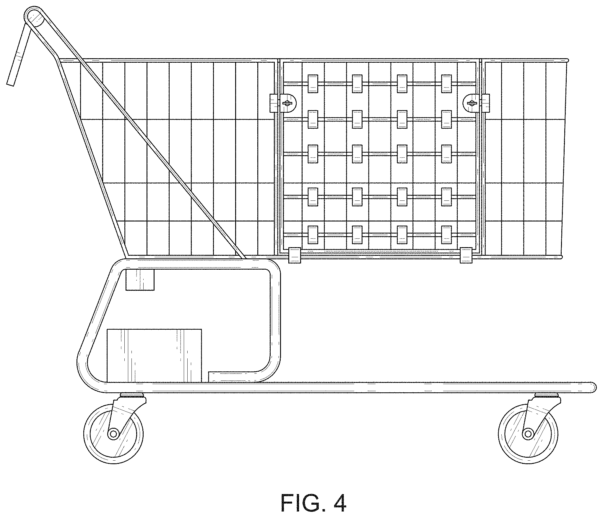 Patent USD1002142 Figure 4 – Shopping cart
