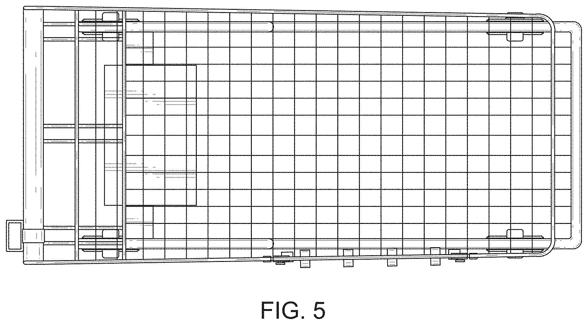Patent USD1002142 Figure 5 – Shopping cart