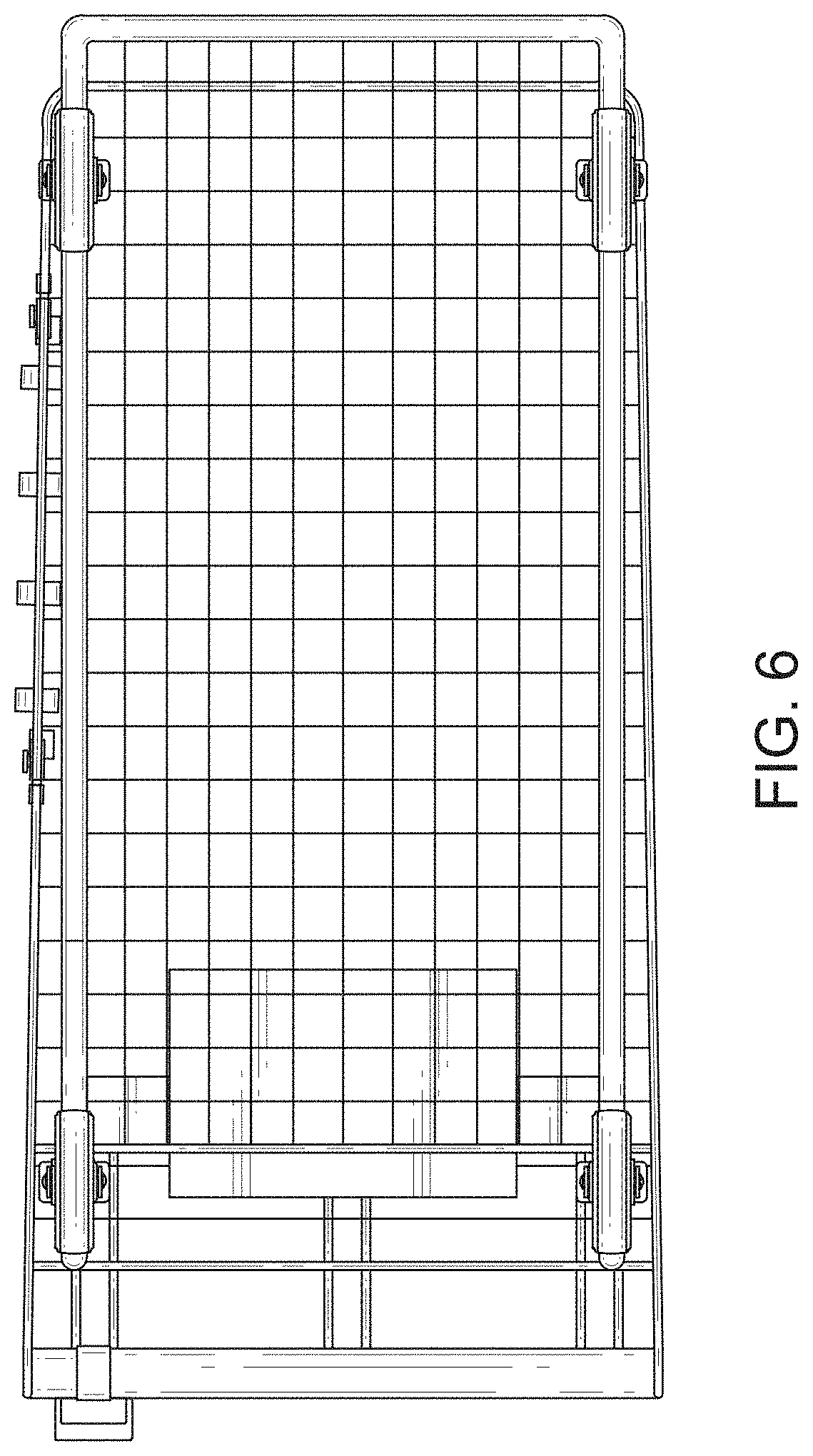 Patent USD1002142 Figure 6 – Shopping cart
