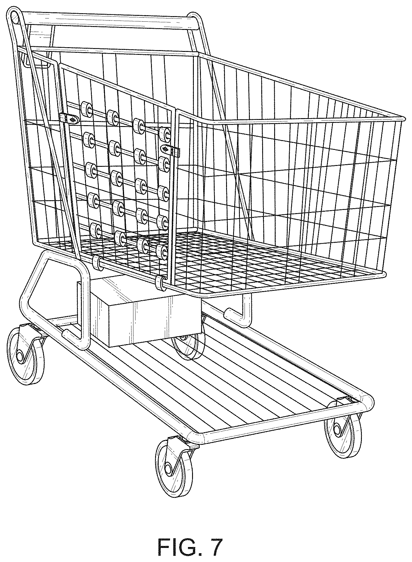Patent USD1002142 Figure 7 – Shopping cart