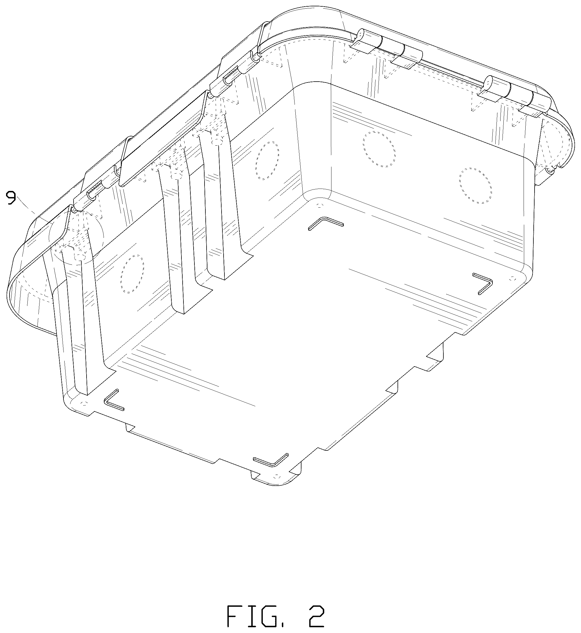 Patent USD1007857 Figure 2 – Electrical box