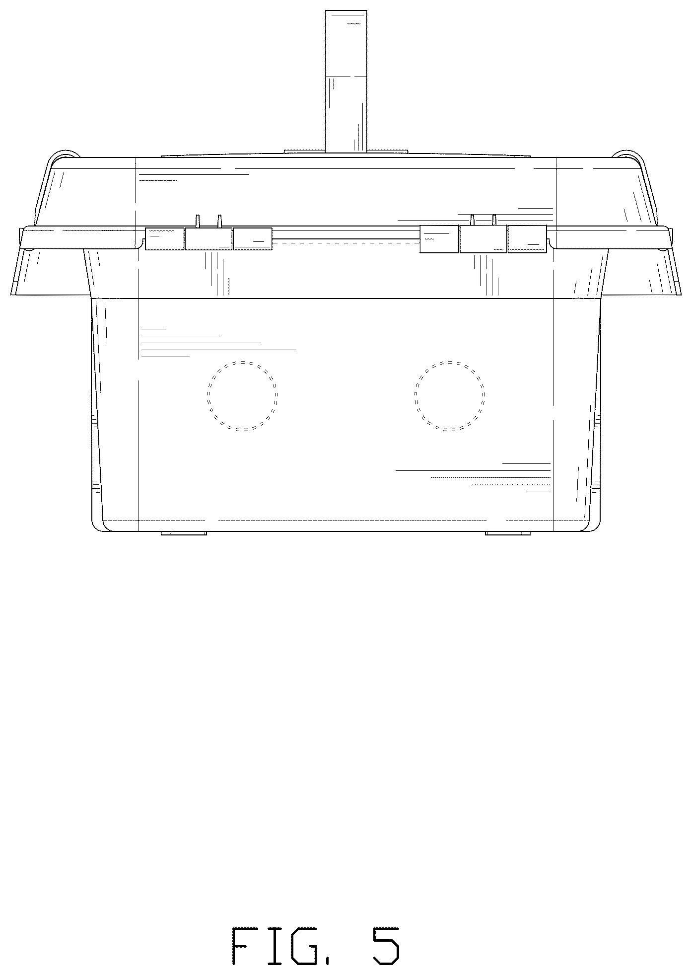 Patent USD1007857 Figure 5 – Electrical box