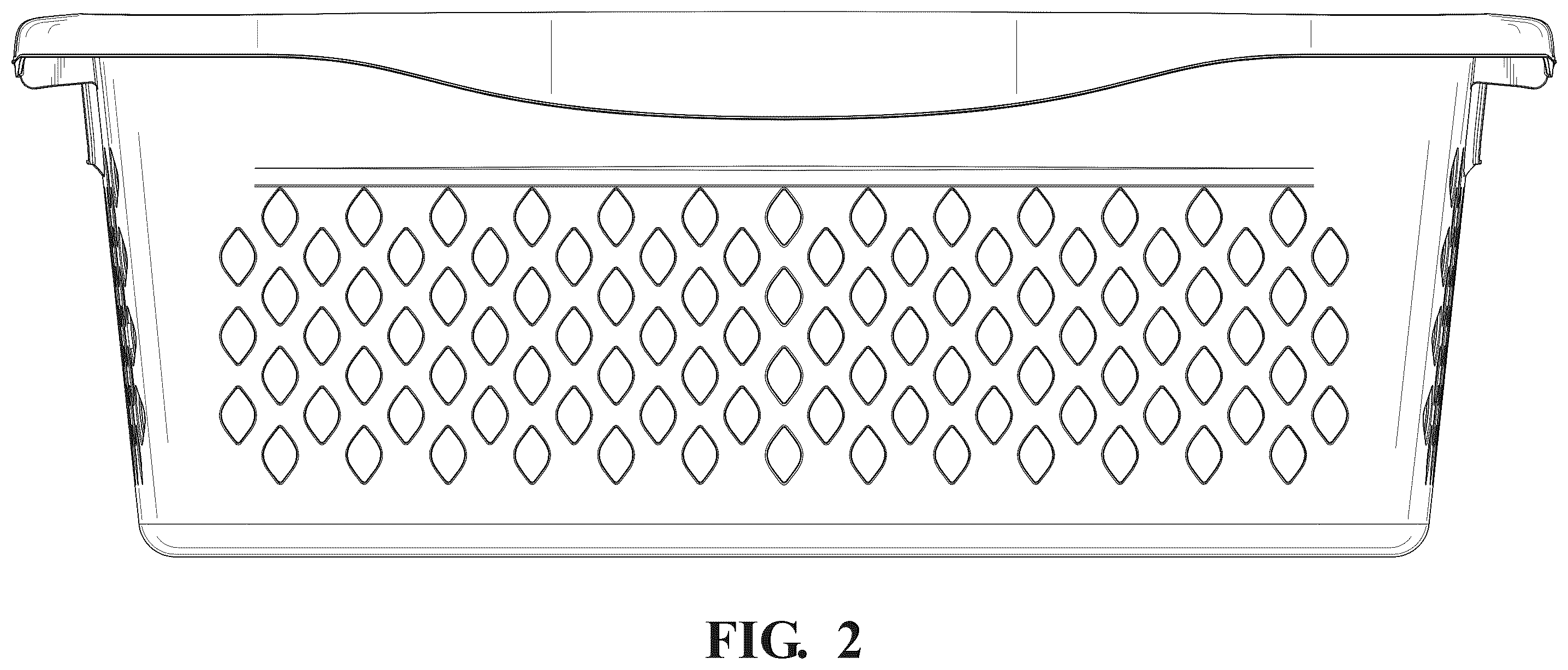 Patent USD1007867 Figure 2 – Basket
