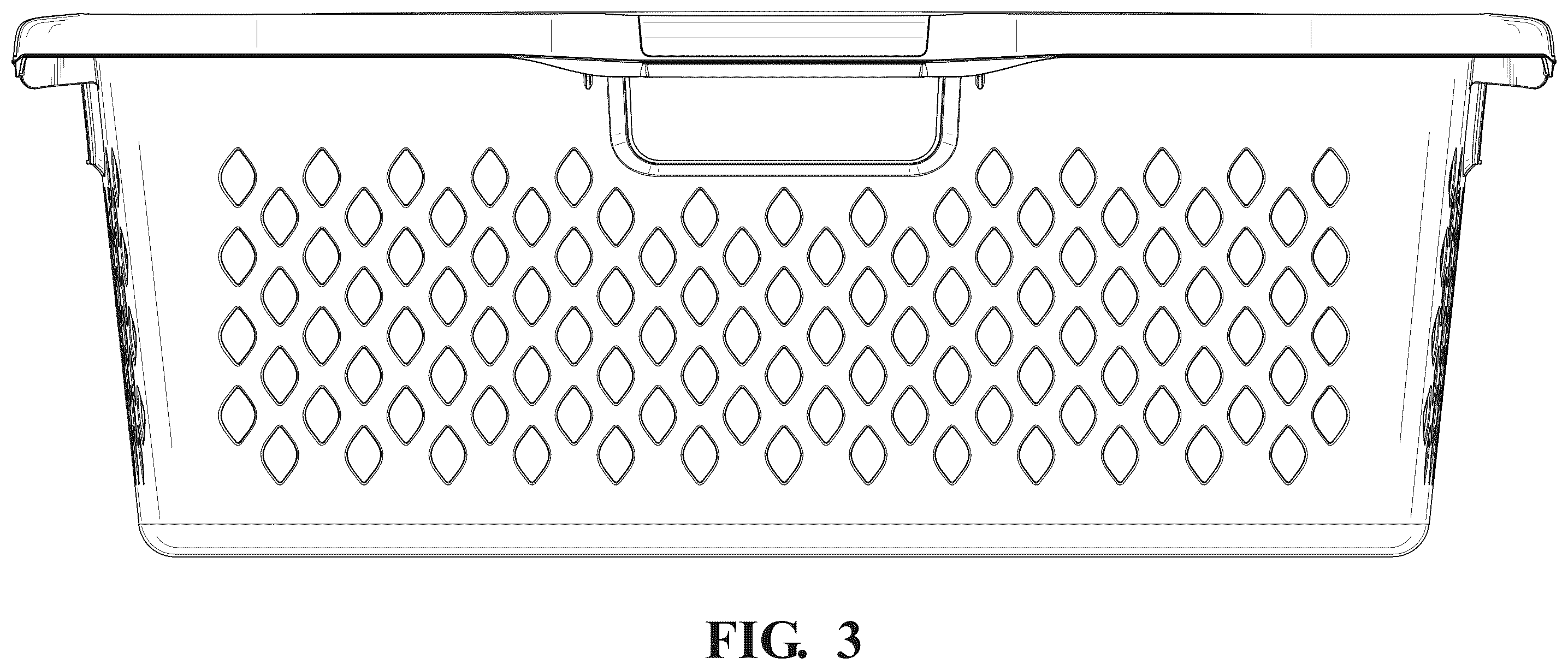 Patent USD1007867 Figure 3 – Basket