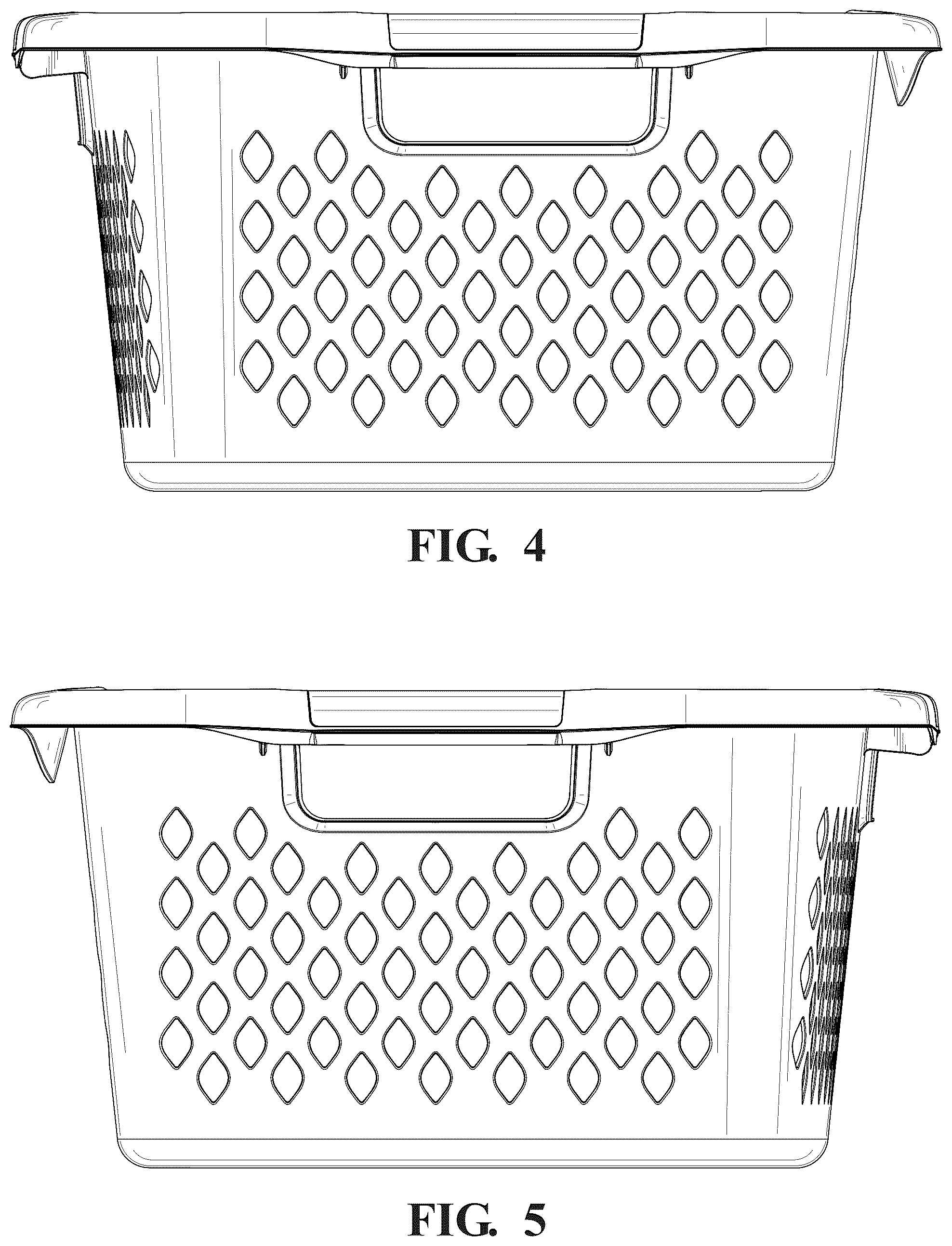 Patent USD1007867 Figure 4 – Basket