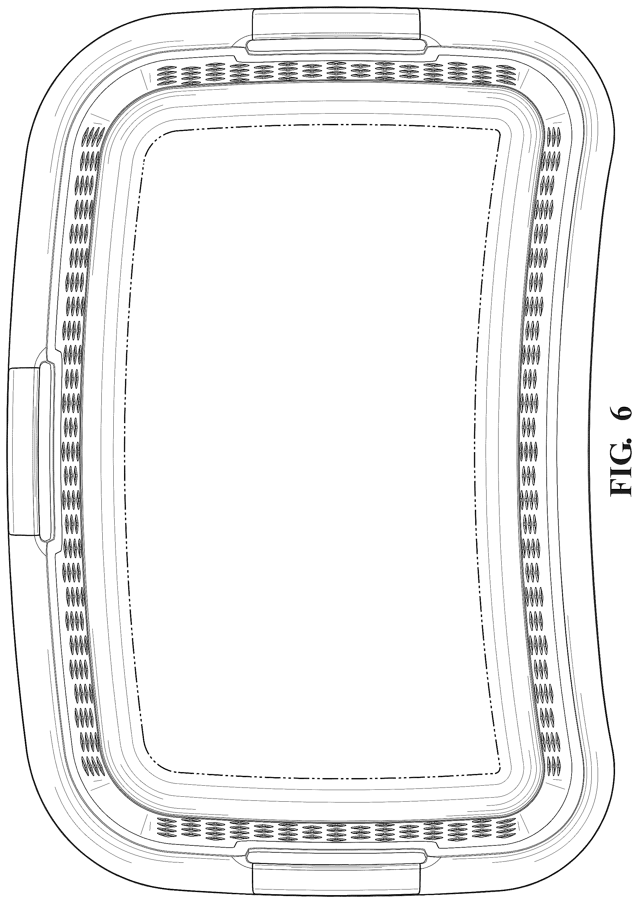 Patent USD1007867 Figure 5 – Basket