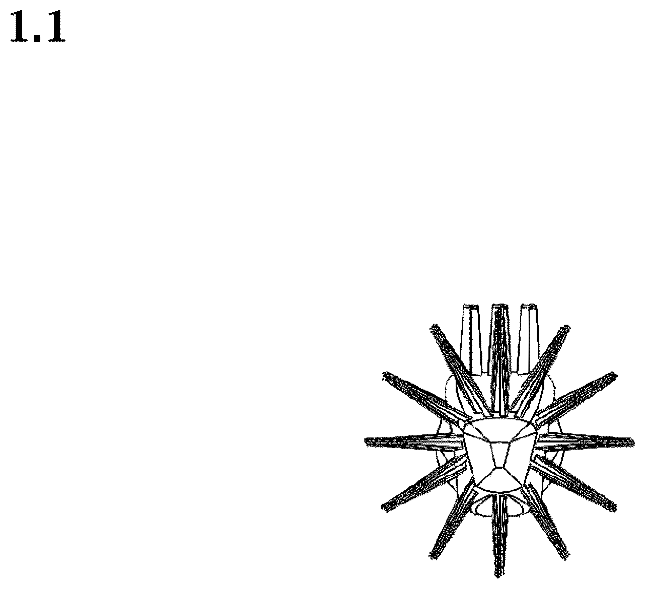 Patent USD1007871 Figure 1 – Mascara brush
