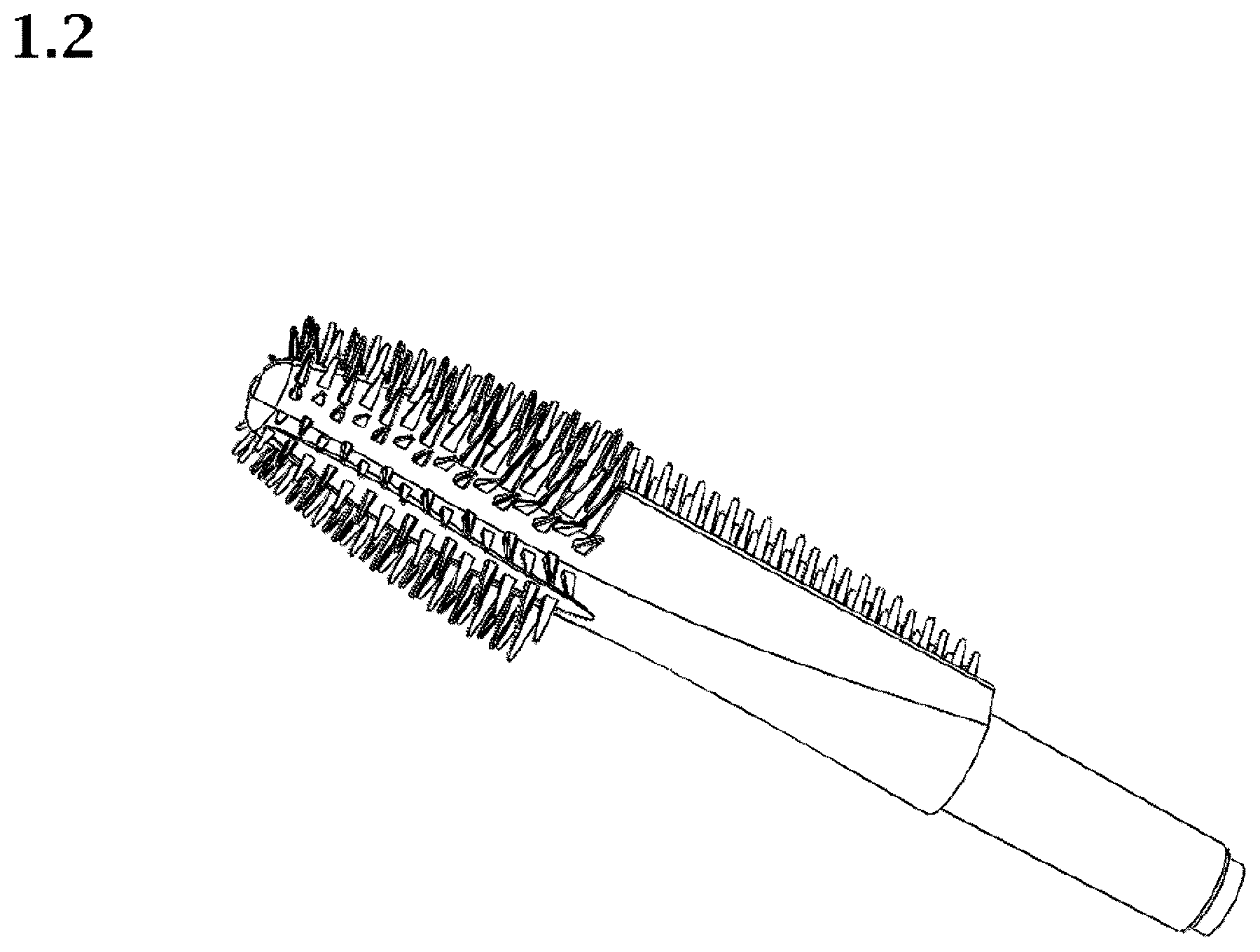 Patent USD1007871 Figure 2 – Mascara brush