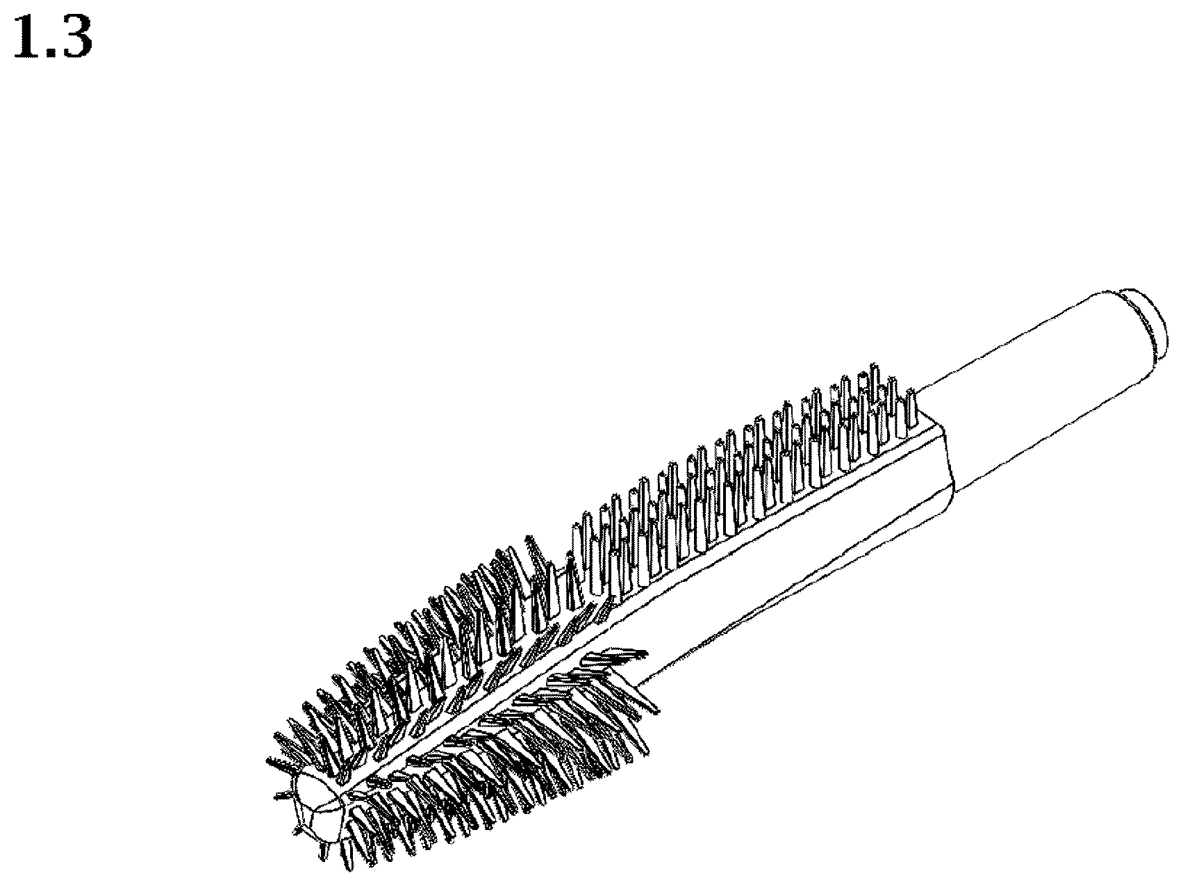 Patent USD1007871 Figure 3 – Mascara brush