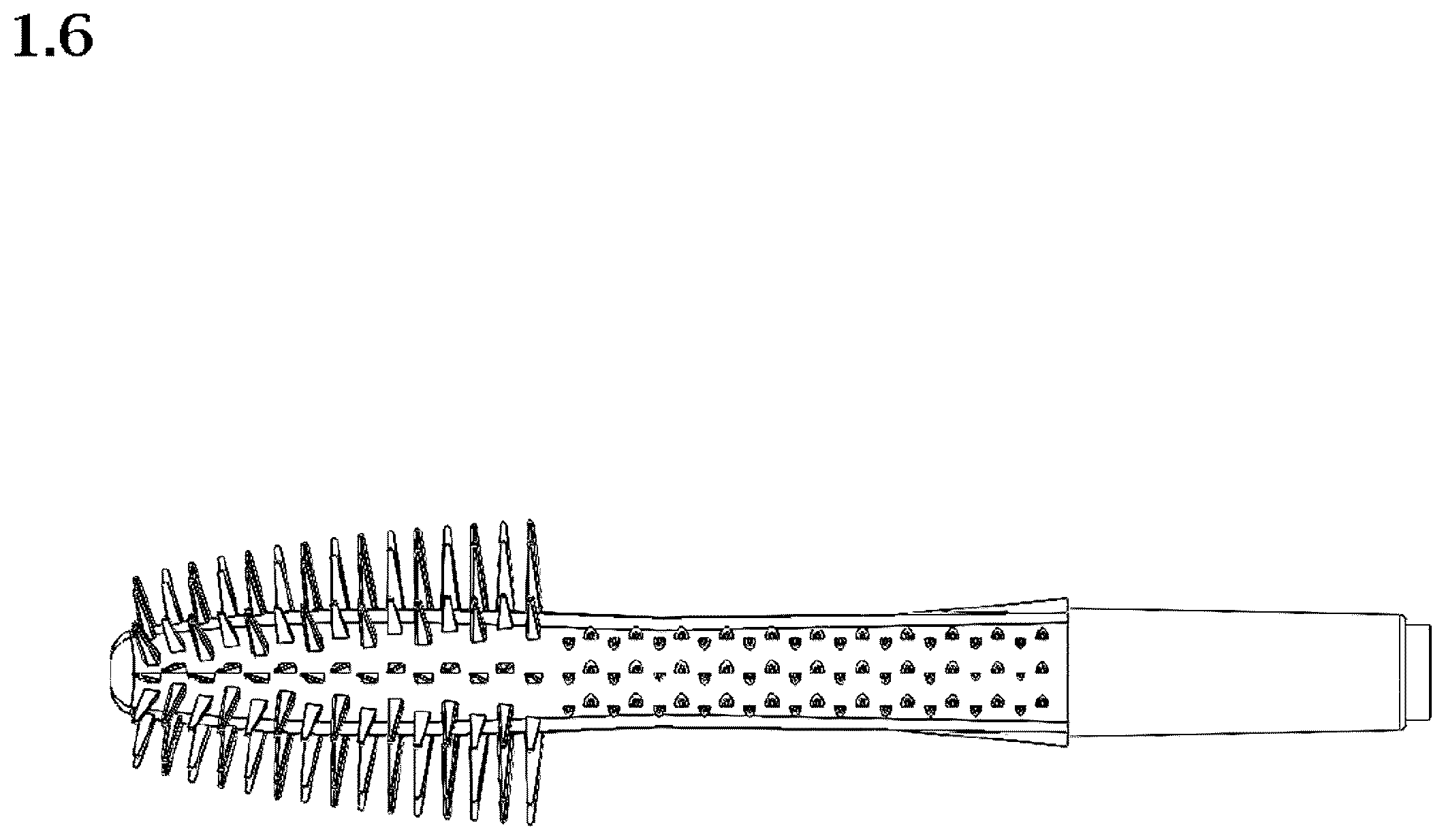 Patent USD1007871 Figure 6 – Mascara brush