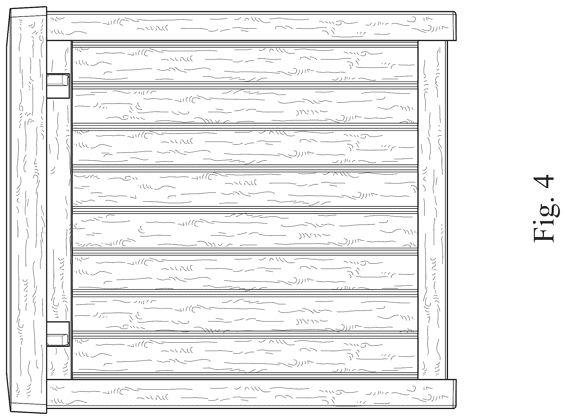 Patent USD1007909 Figure 4 – Garden storage box
