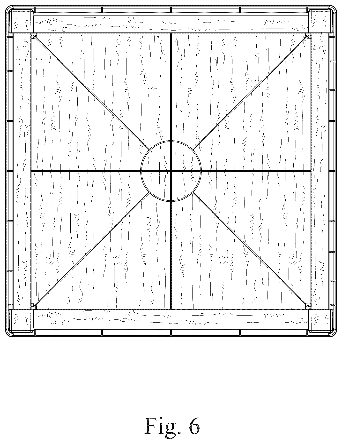Patent USD1007909 Figure 6 – Garden storage box