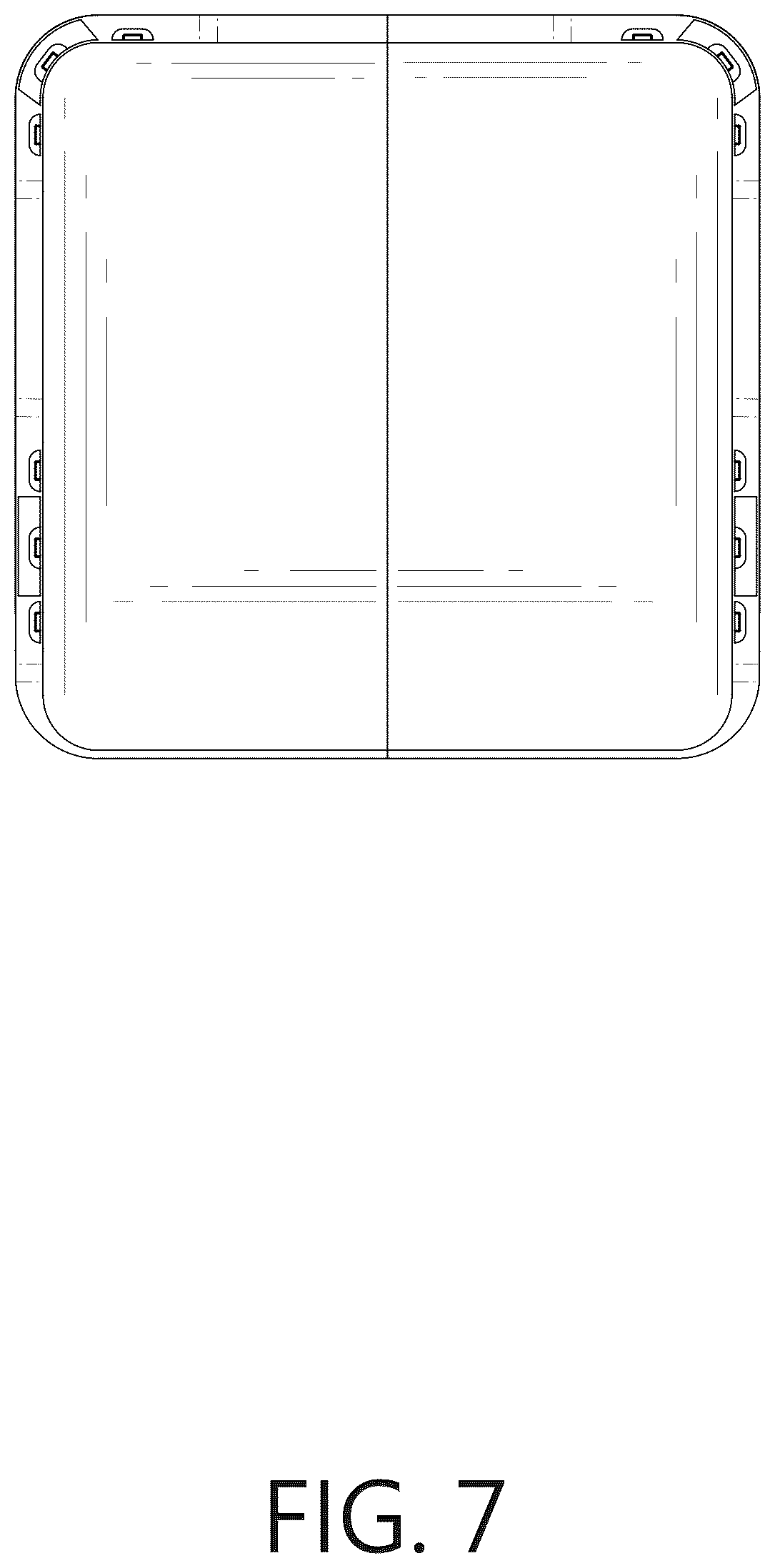Patent USD1007914 Figure 7 – Expandable shoe rack