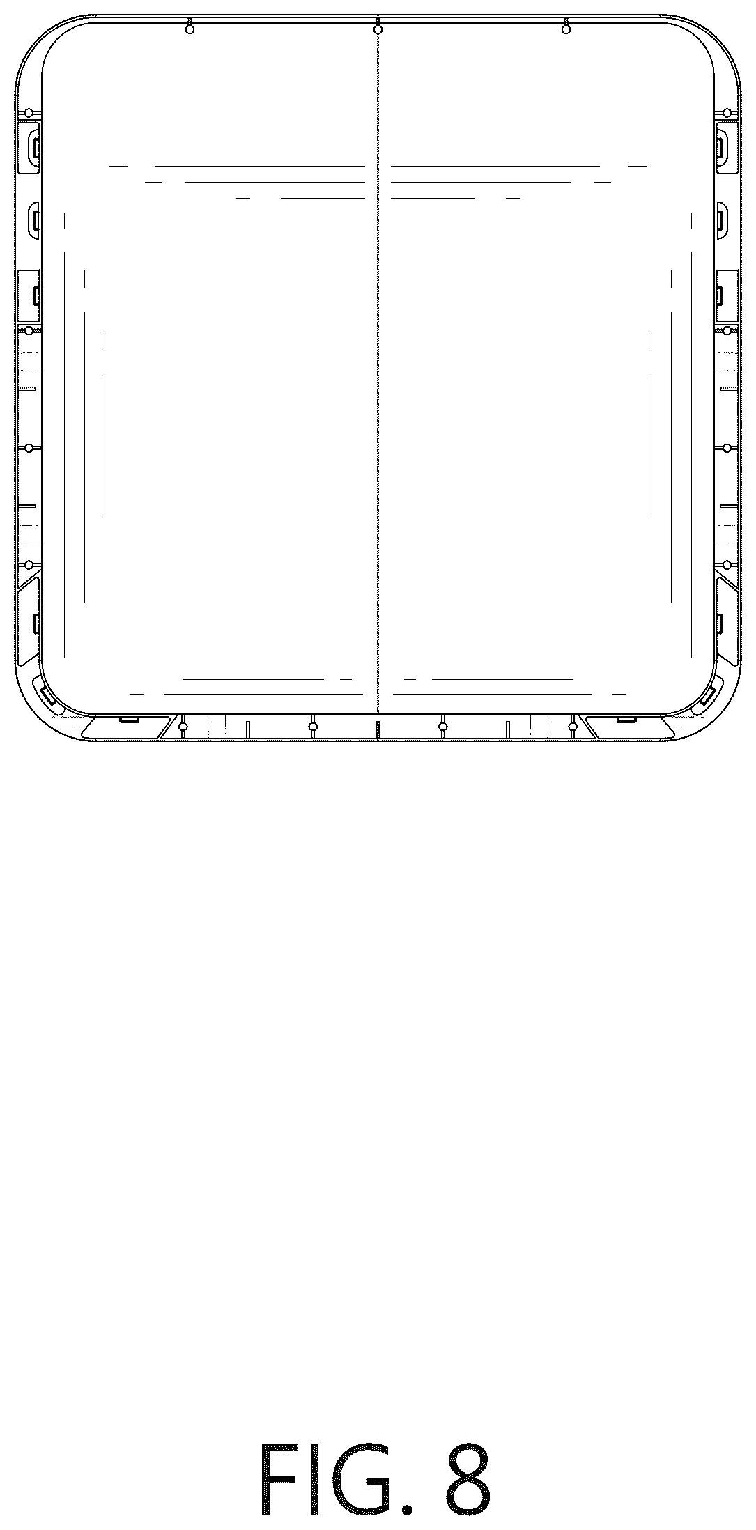 Patent USD1007914 Figure 8 – Expandable shoe rack
