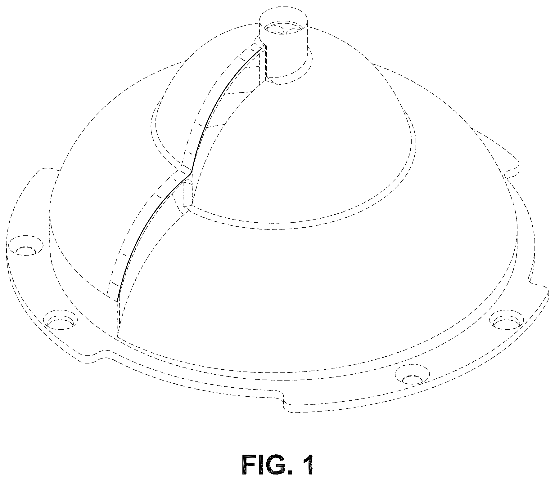 Patent USD1007950 Figure 1 – Cutter for food products