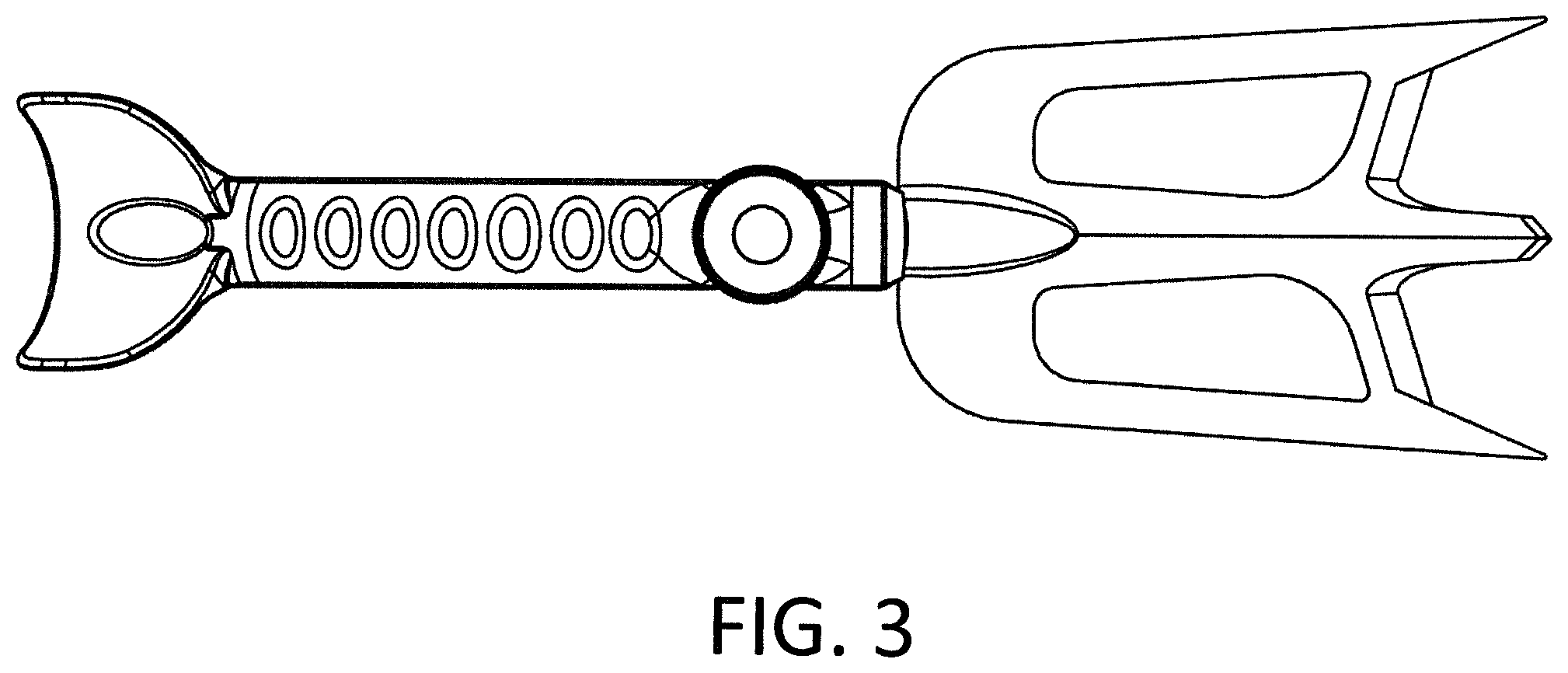Patent USD1007981 Figure 3 – Hand gardening fork
