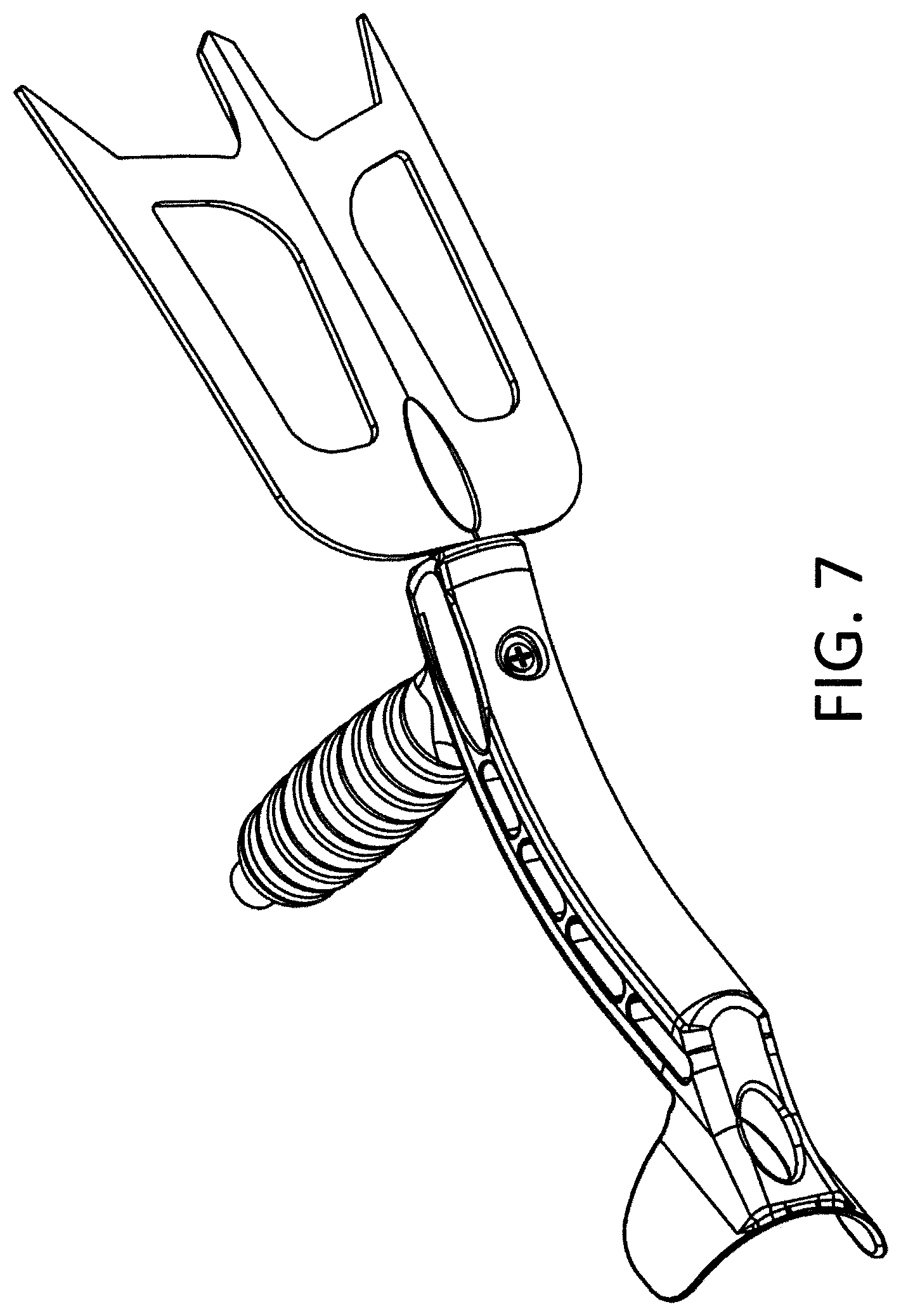 Patent USD1007981 Figure 7 – Hand gardening fork