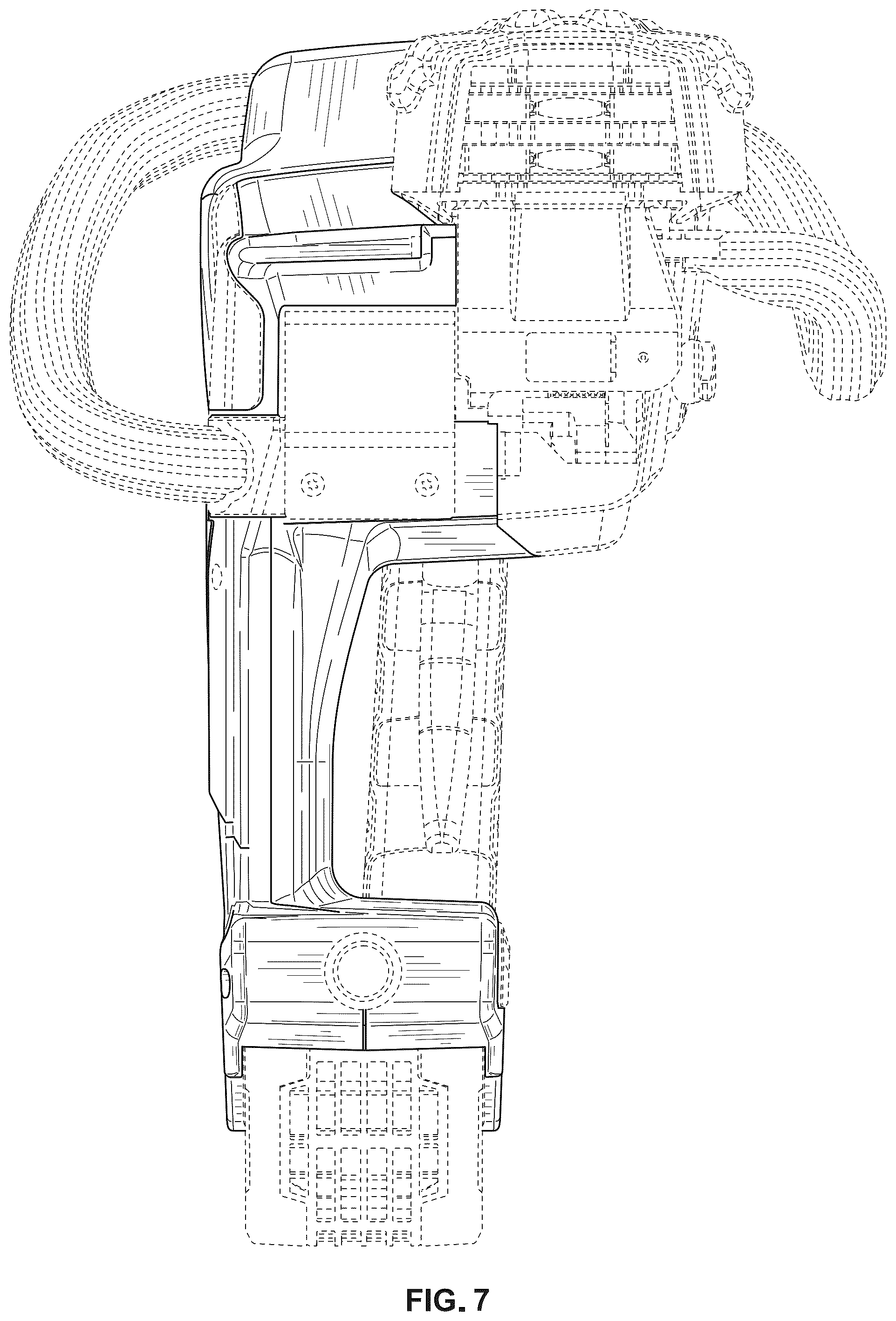 Patent USD1007992 Figure 7 – Strapping tool