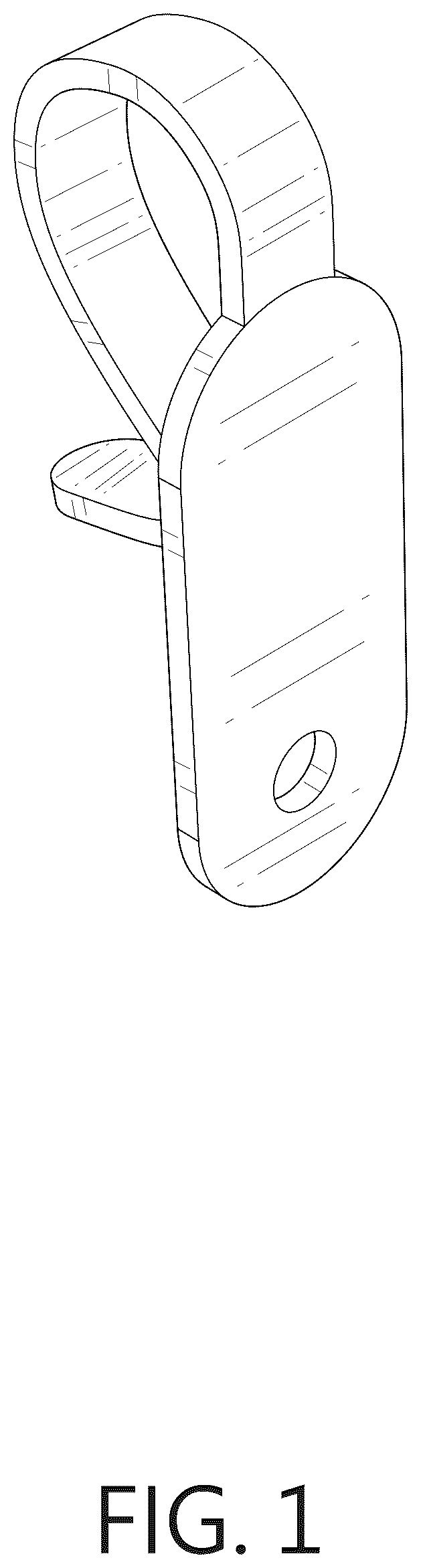 Patent USD1008009 Figure 1 – Hanging hook