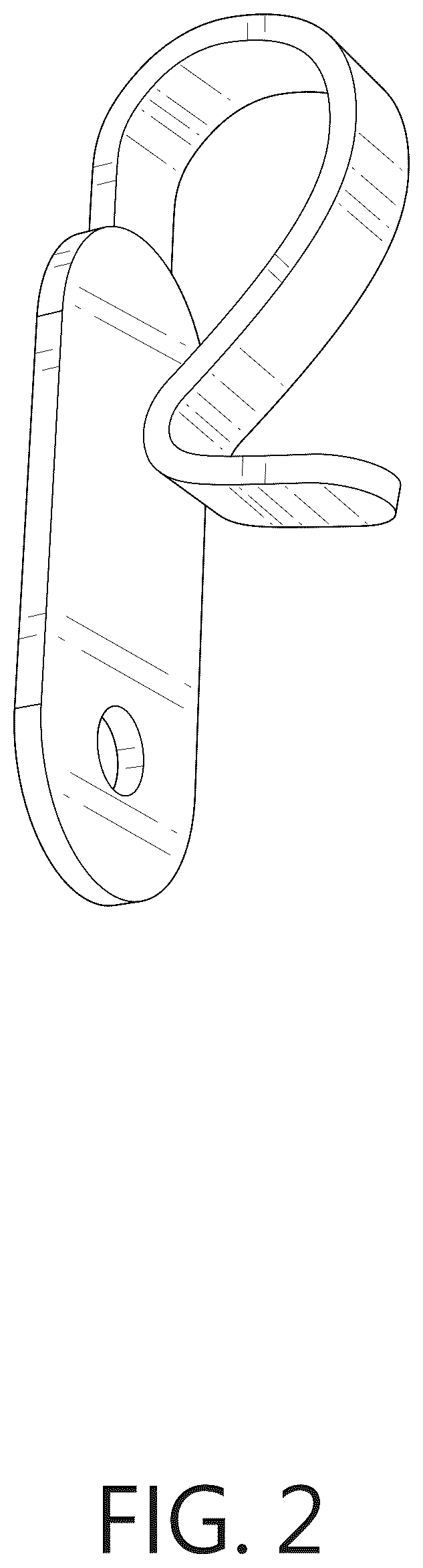 Patent USD1008009 Figure 2 – Hanging hook