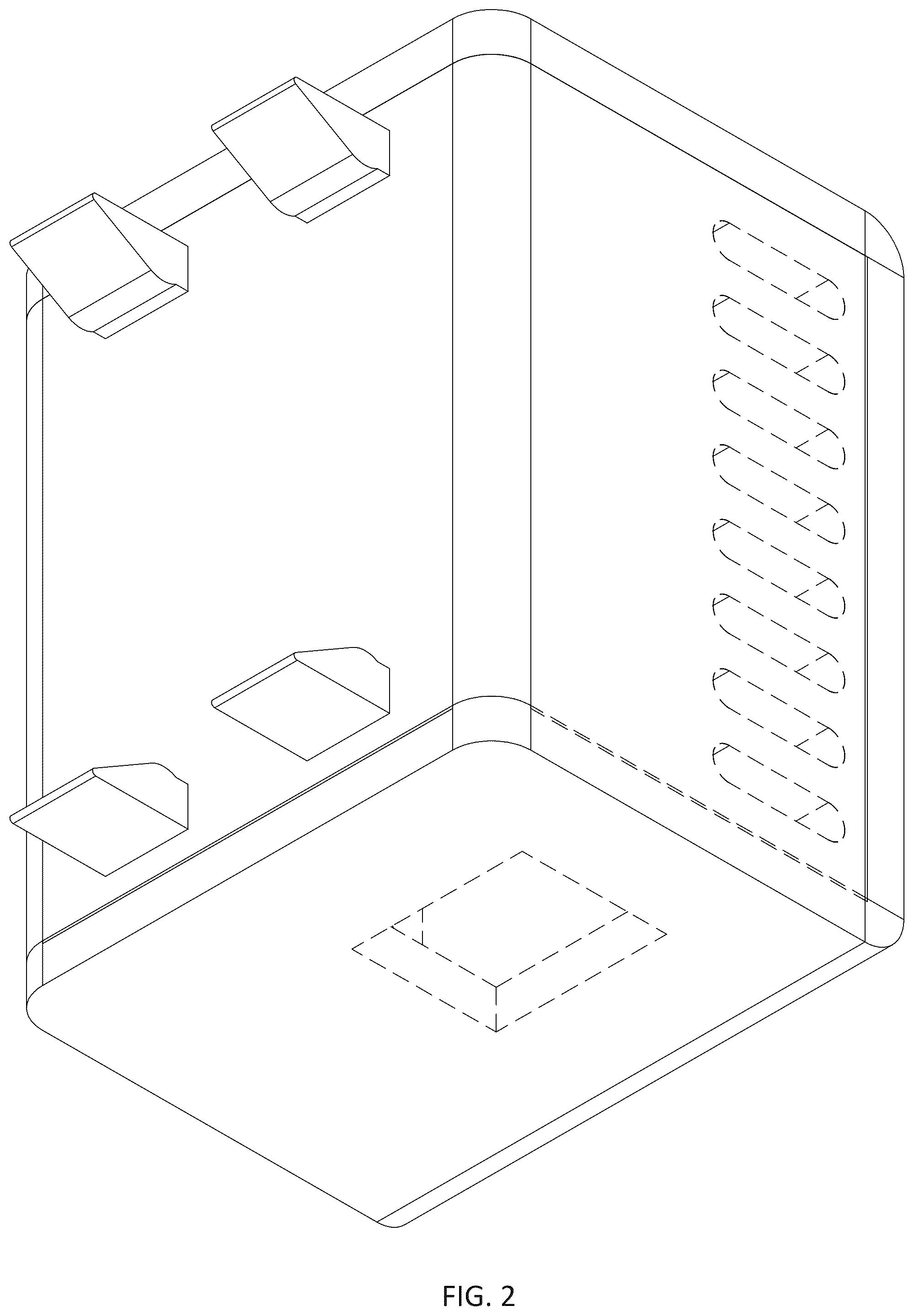 Patent USD1008045 Figure 2 – Mountable sensor housing
