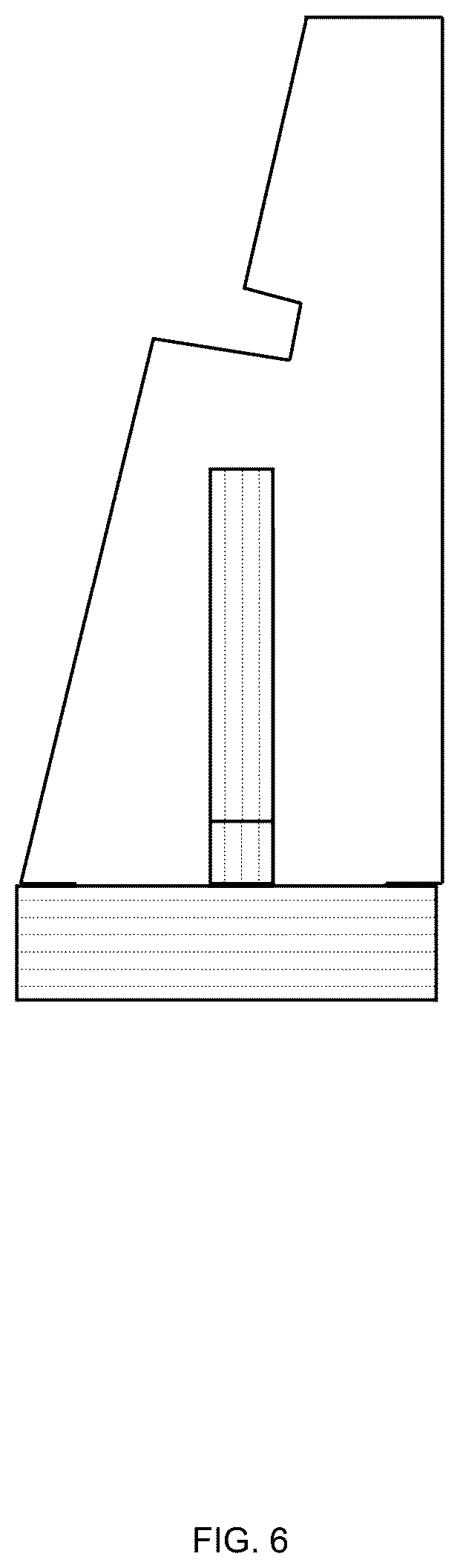 Patent USD1008109 Figure 6 – Bicycle stand