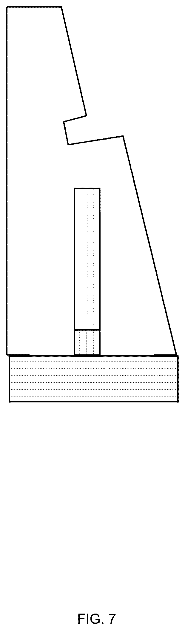 Patent USD1008109 Figure 7 – Bicycle stand