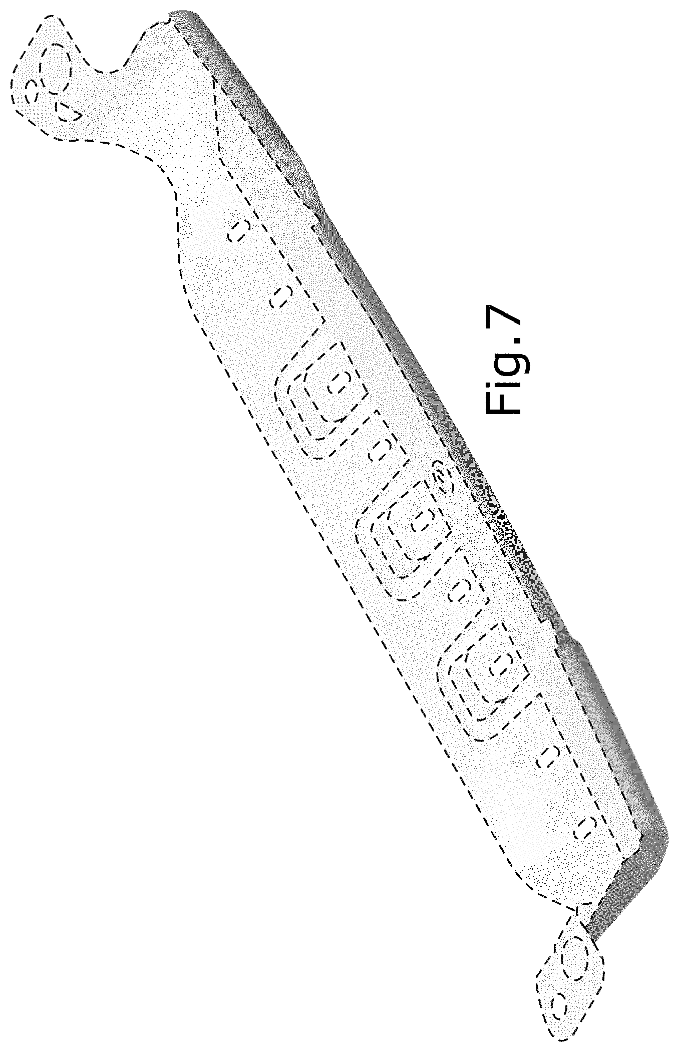 Patent USD1008114 Figure 7 – Vehicle rear skid plate