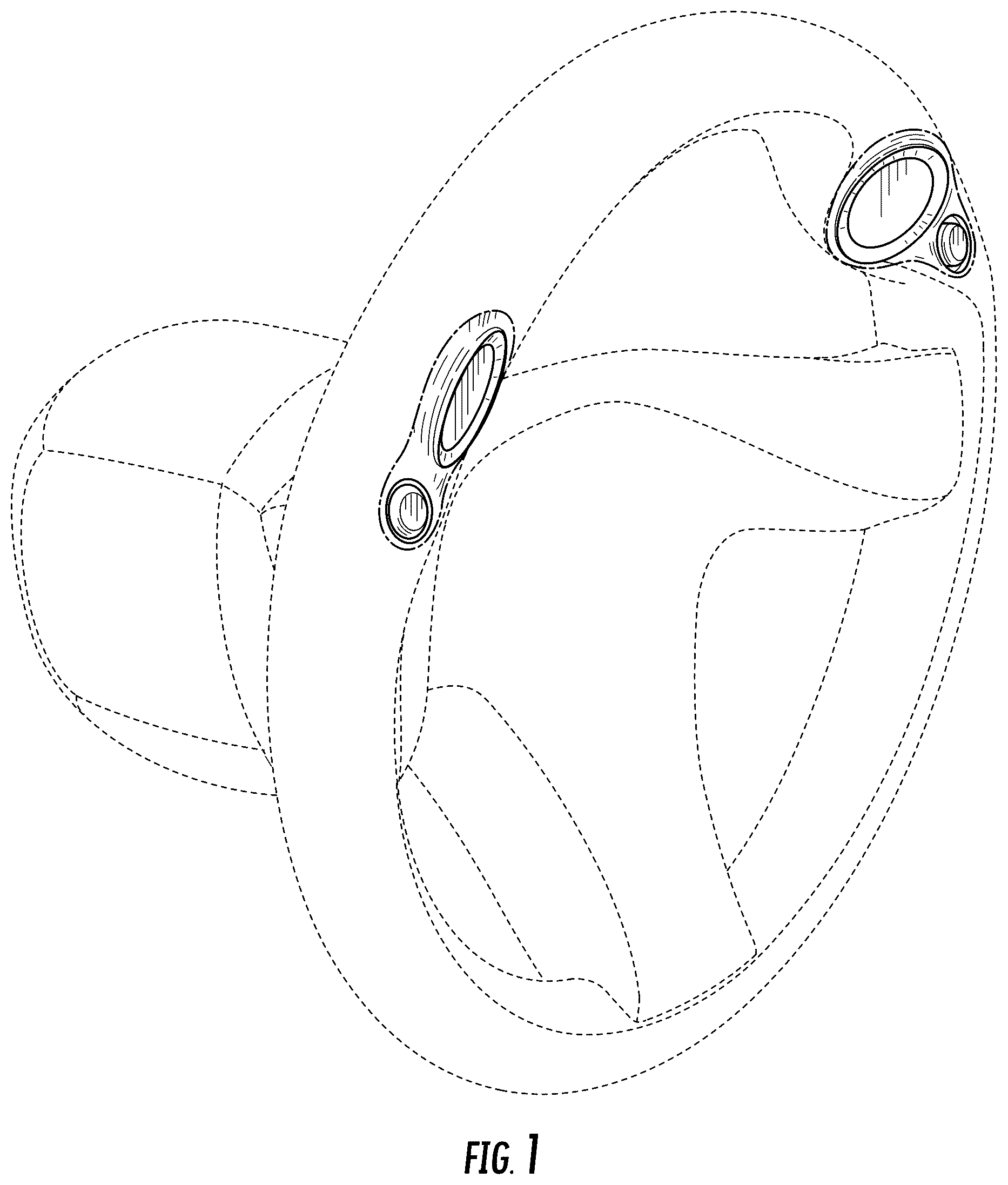 Patent USD1008129 — Steering wheel — Figure 1