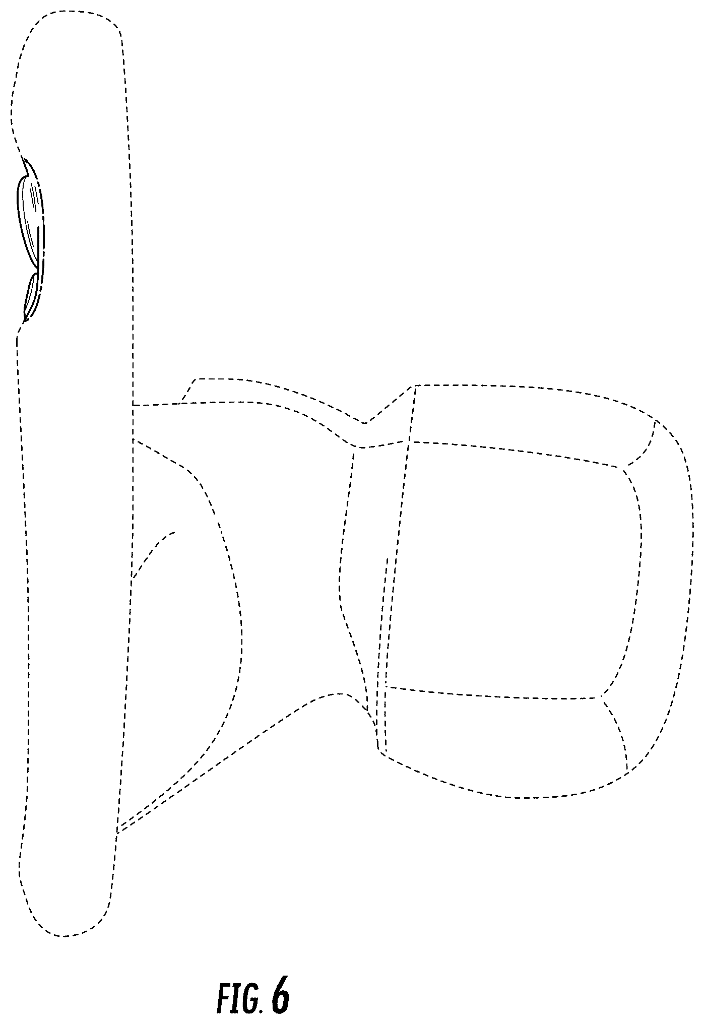 Patent USD1008129 Figure 6 – Steering wheel