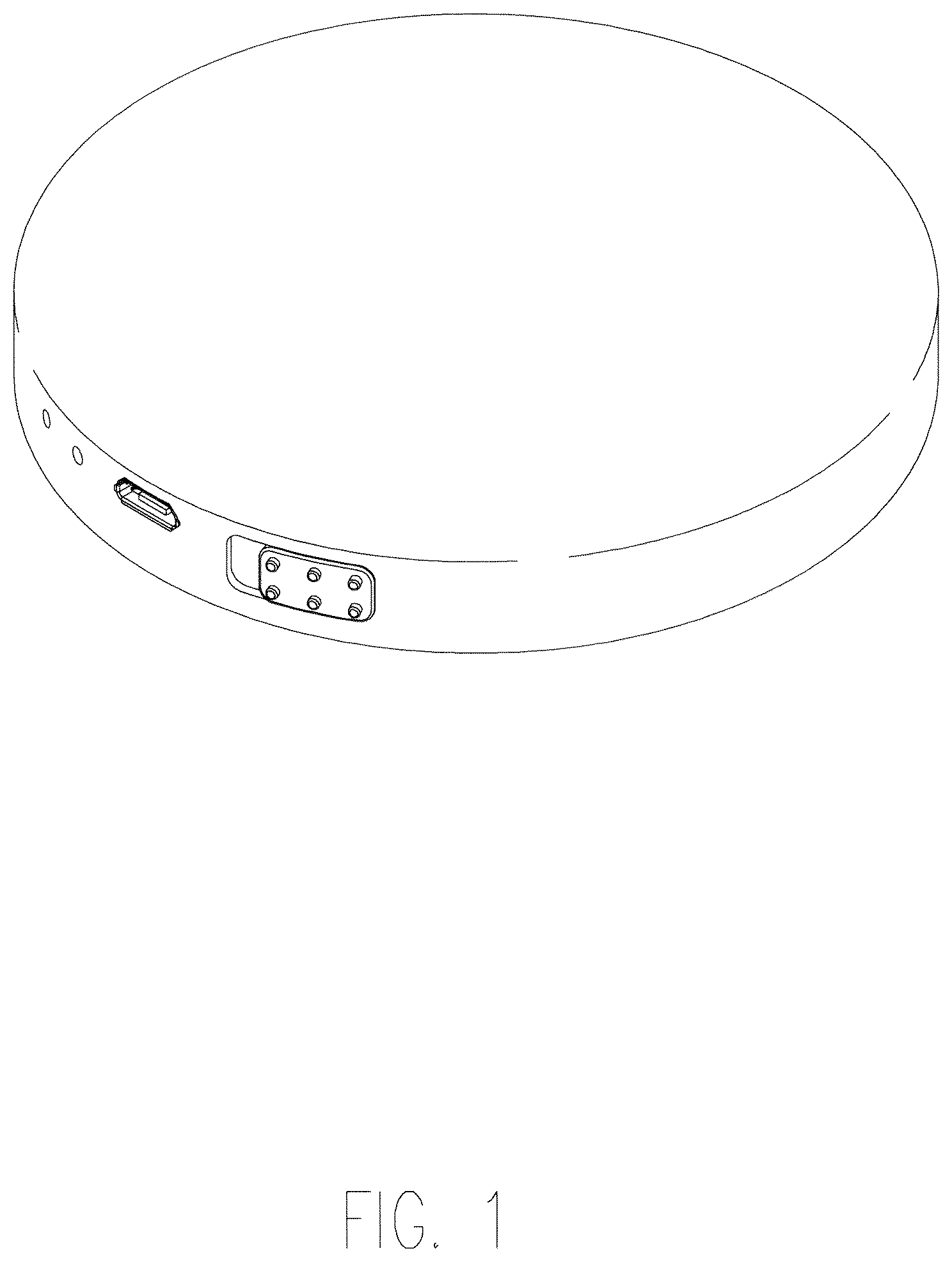 Patent USD1008207 Figure 1 – Audio recording device