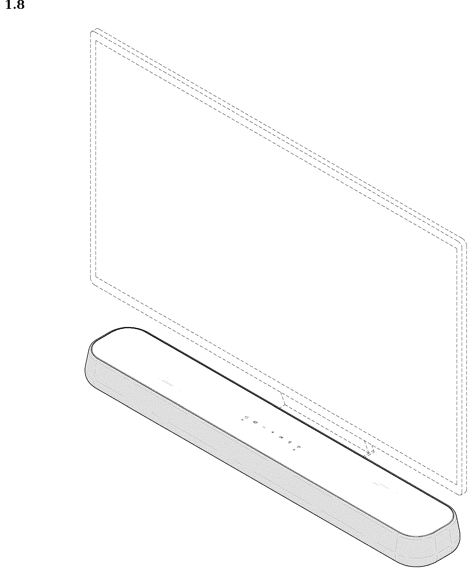 Patent USD1008225 Figure 8 – Sound bar